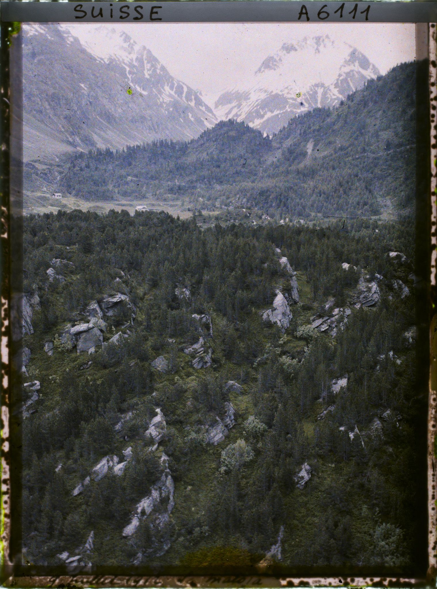Image représentant Paysage alpin sur la route du col de la Maloja