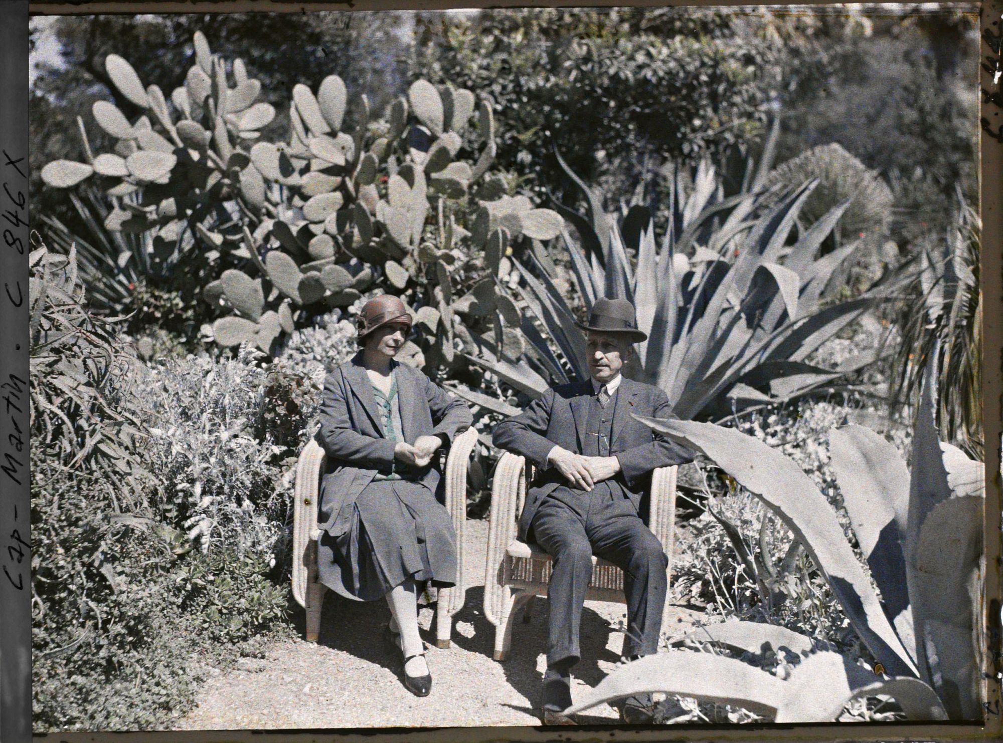 Image représentant Mr et Mme Henri Capitant, invités d'Albert Kahn