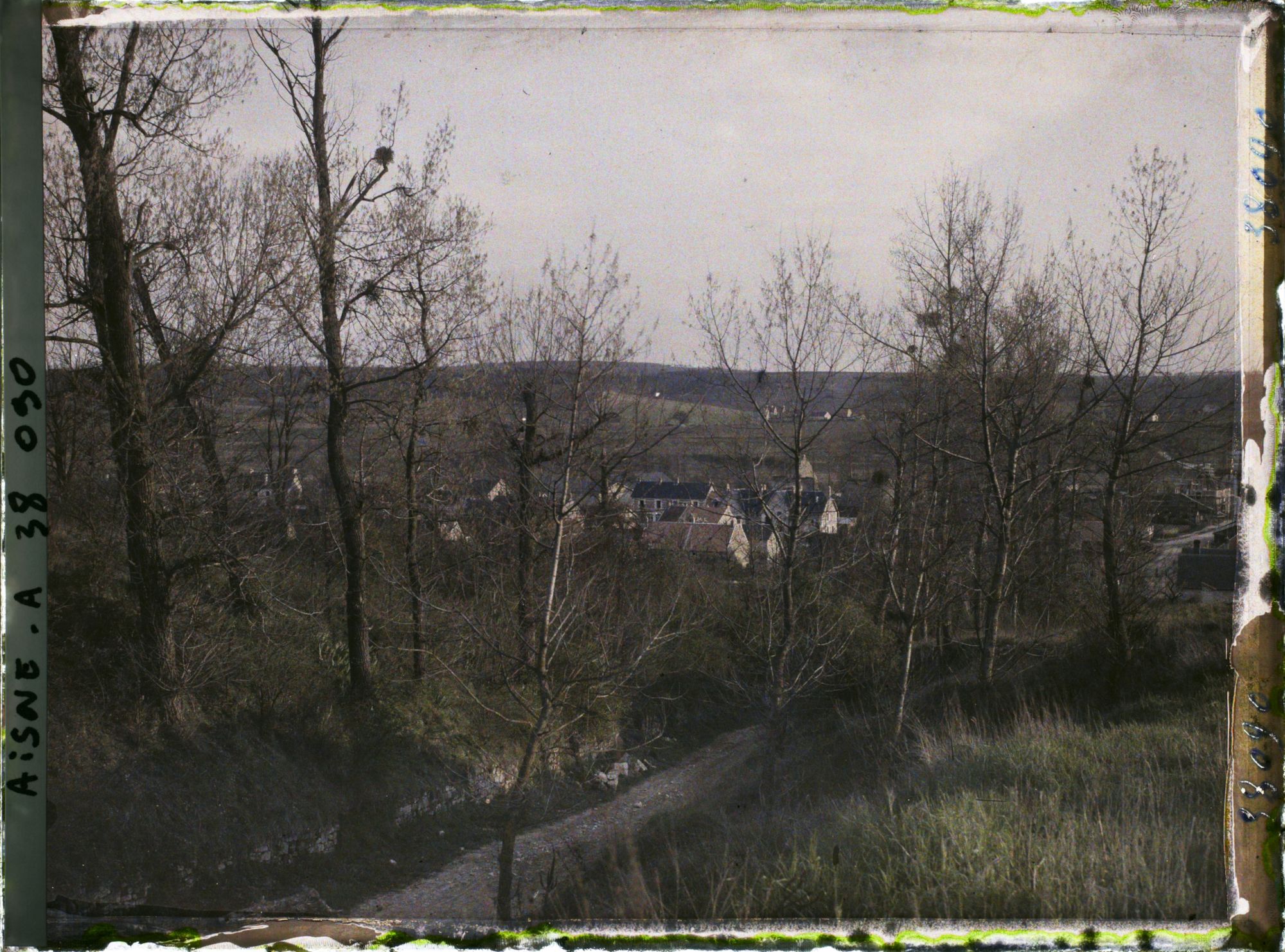 Image représentant France, Bazoches, Le Village au Soleil Couchant