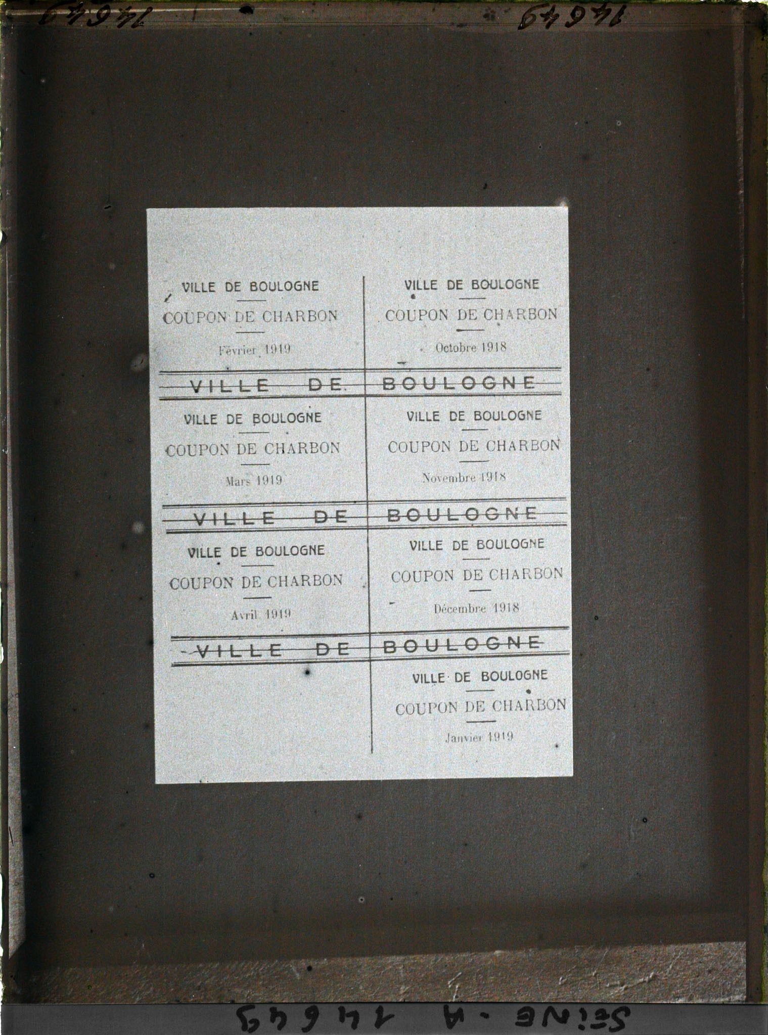 Image représentant Feuille de coupons de charbon