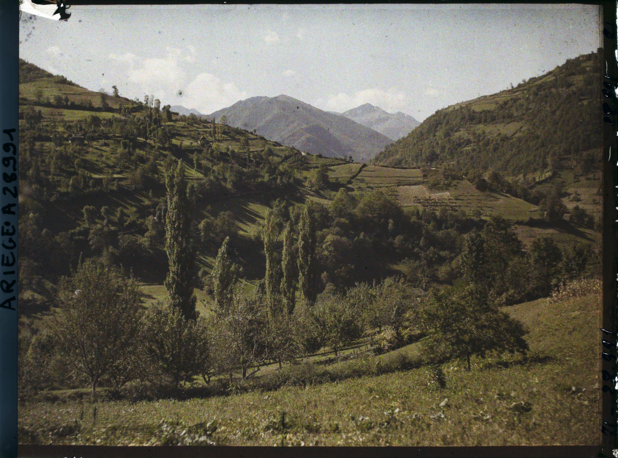 Image représentant Un coin de la vallée prise du village d'Arrien-en-Bethmale