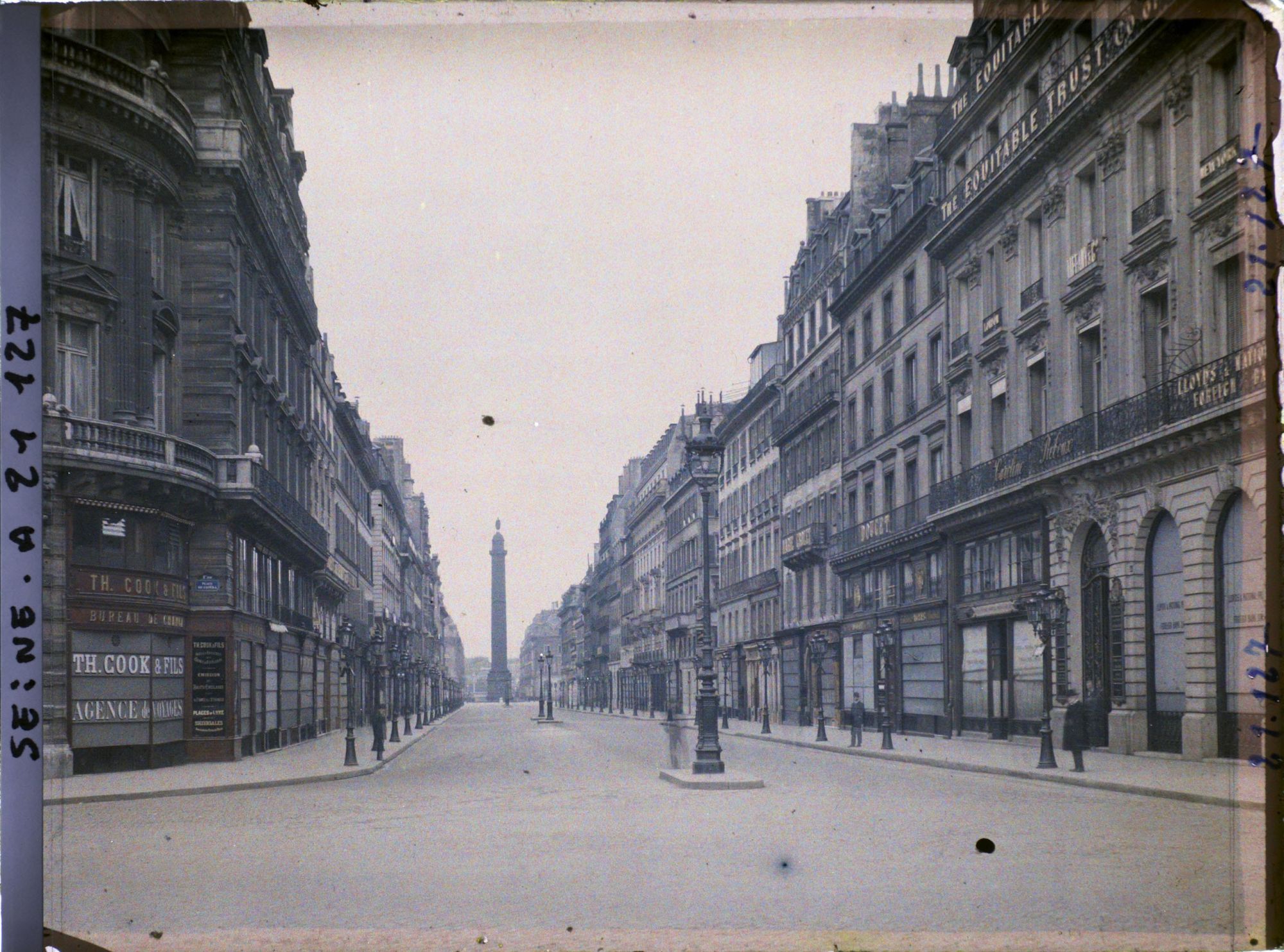 Image représentant La rue de la Paix et la colonne Vendôme