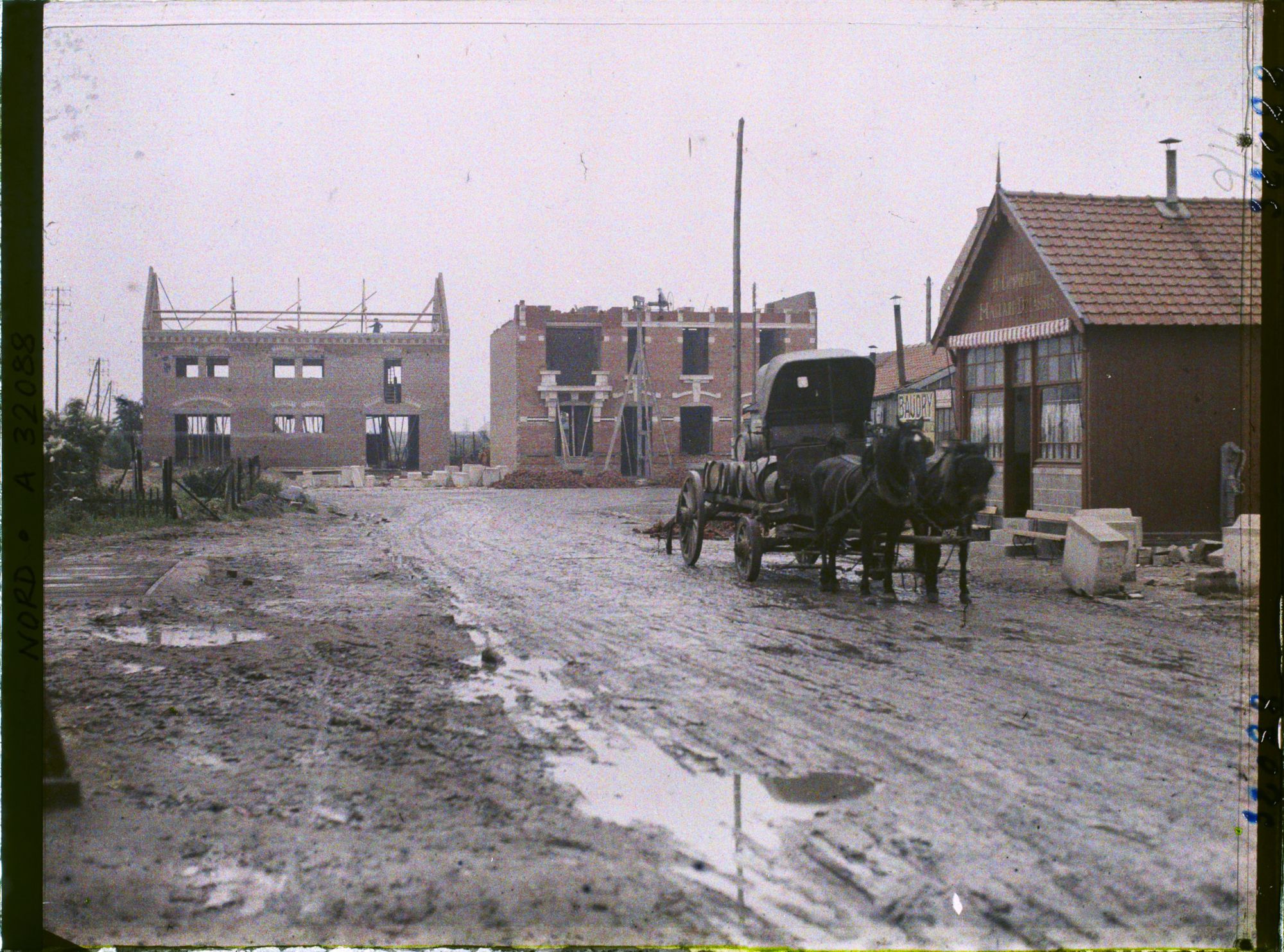 Image représentant France, Merville, Nouvelles maisons