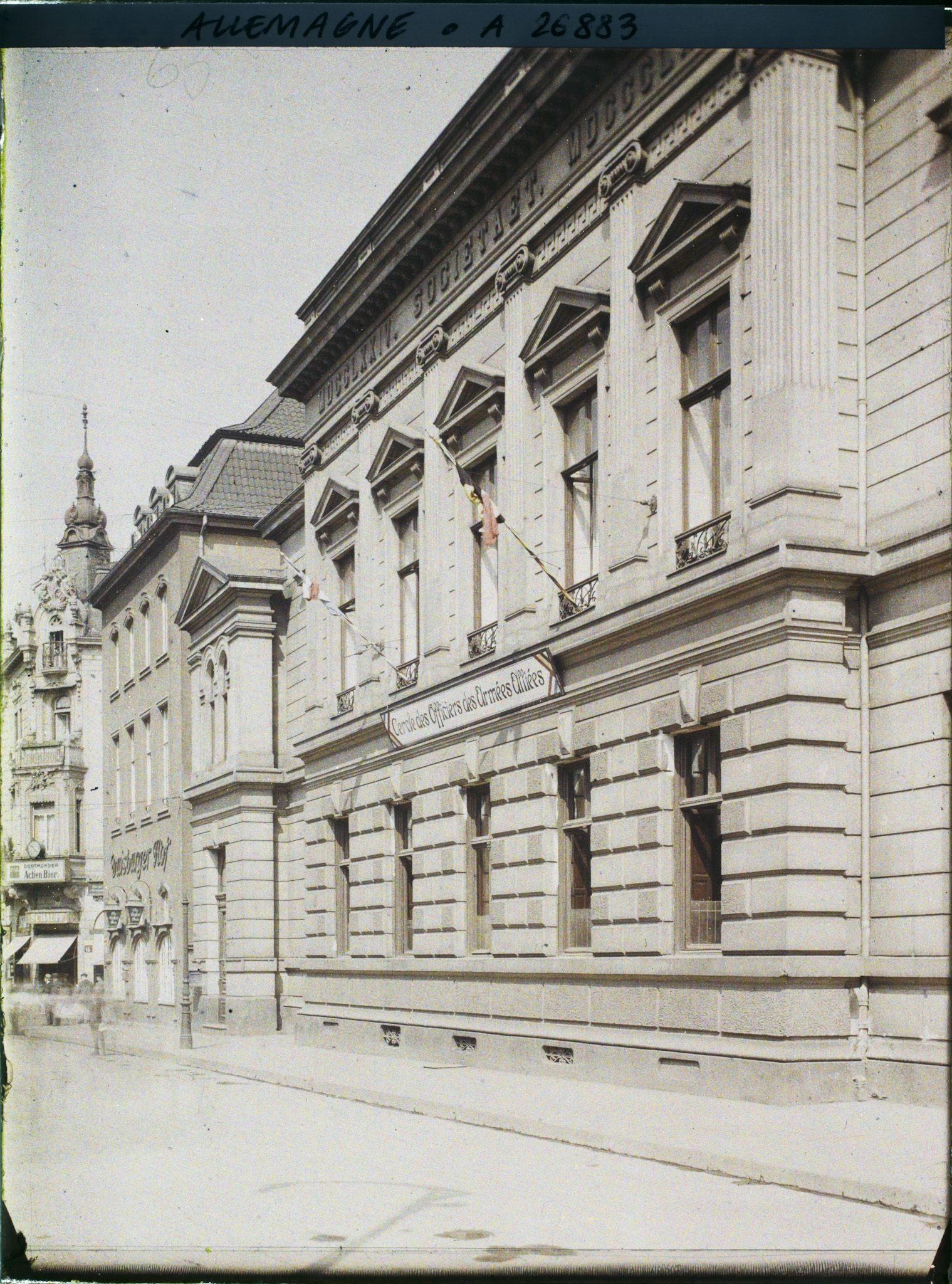 Image représentant Allemagne, Duisburg, Occupation Française Cercle des Officiers des Armées alliées