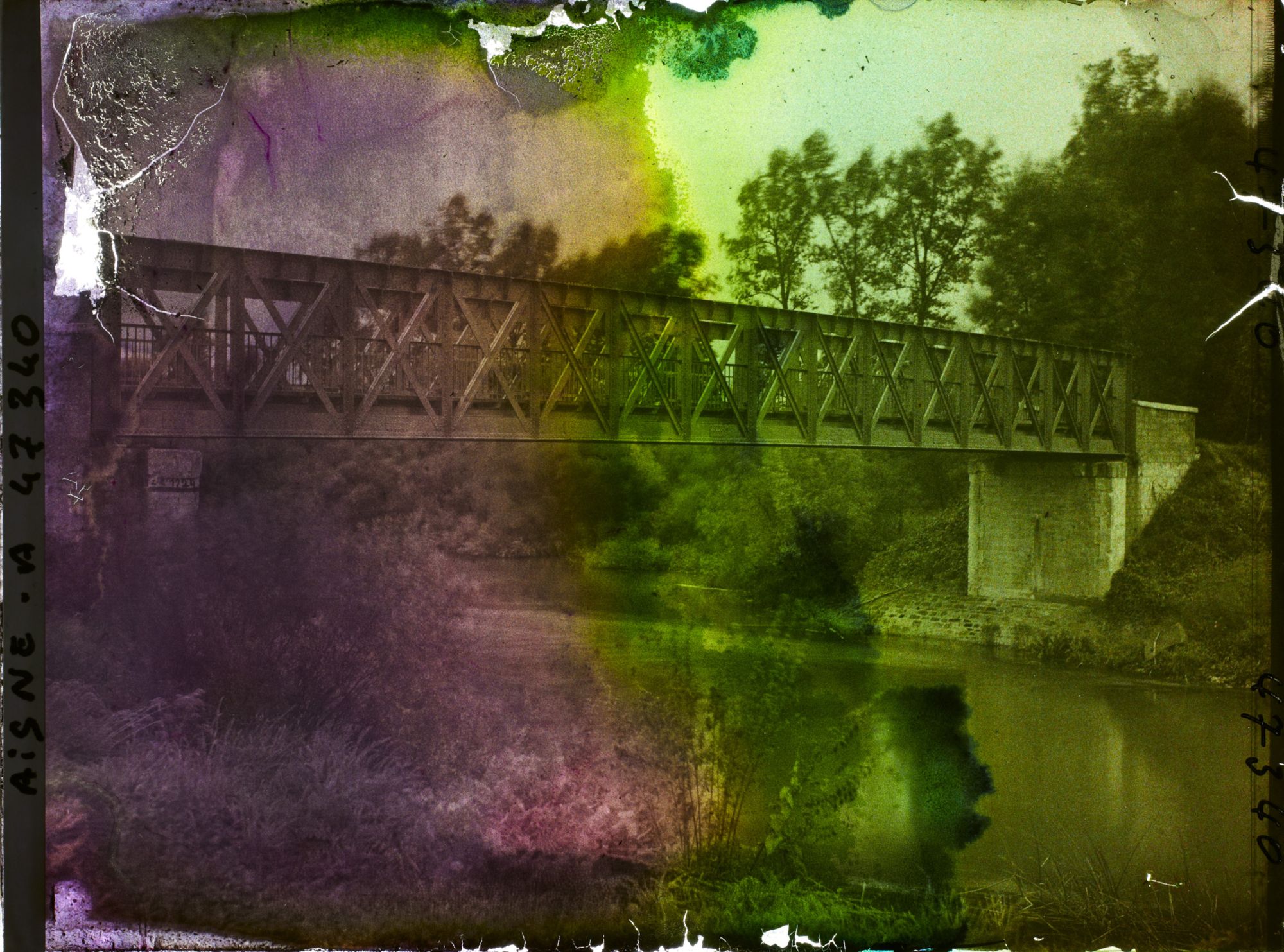 Image représentant France, Pont Arcy, Le nouveau Pont s/ l'Aisne