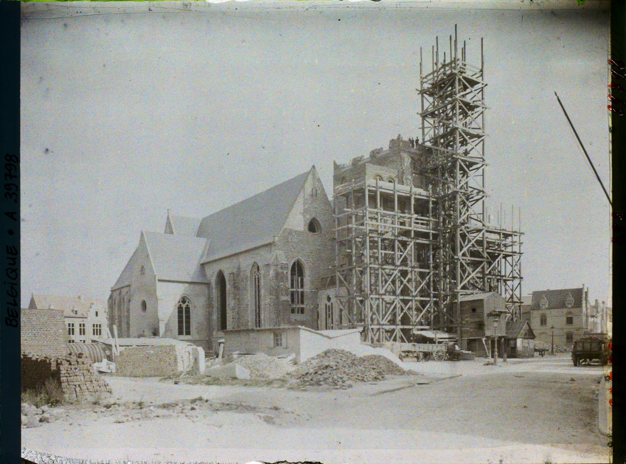 Image représentant Belgique, Ypres, St Pierre en reconstruction