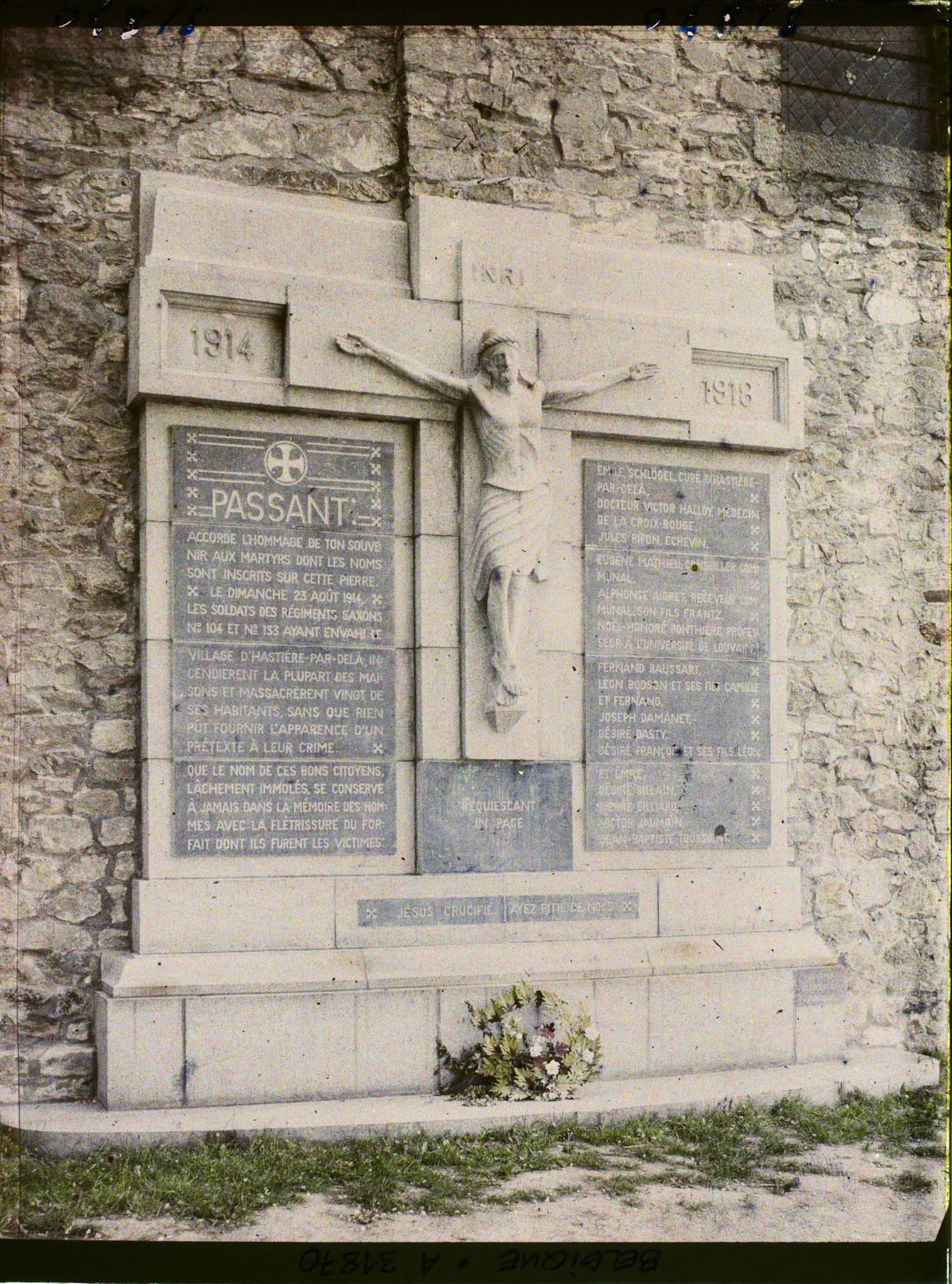 Image représentant Belgique, Hastière, Monument des fusillés du 3 août 1914