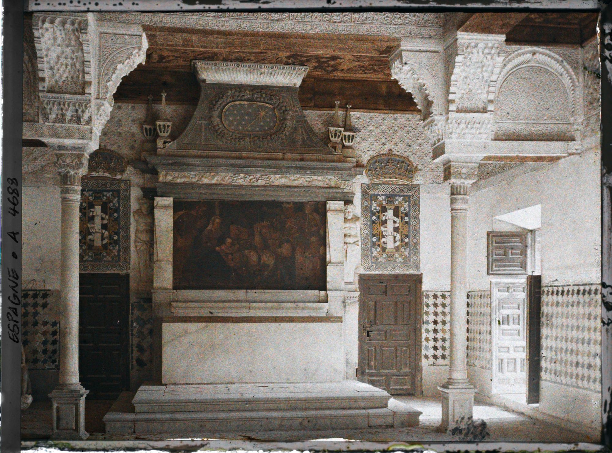 Image représentant Alhambra : palais Nasrides, la salle du Mexuar