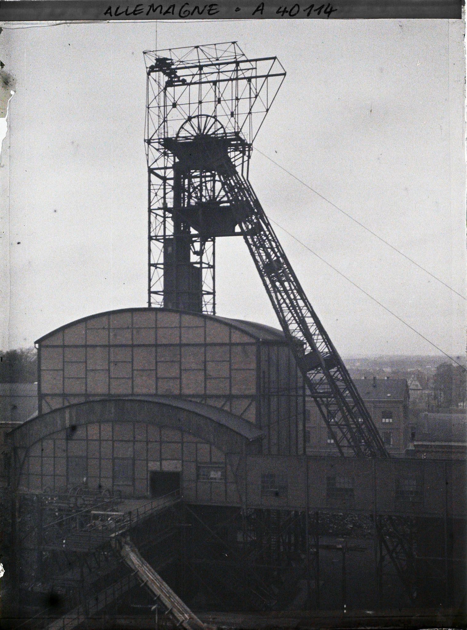 Image représentant Prusse, Ickern Vicktor, Chevalement du puits 3