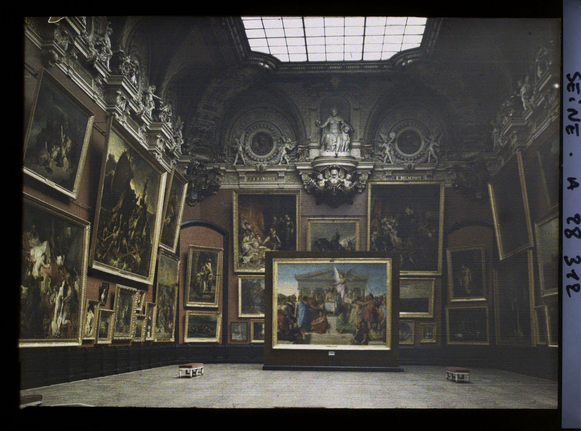 Image représentant La salle des Etats, actuelle salle de la Joconde