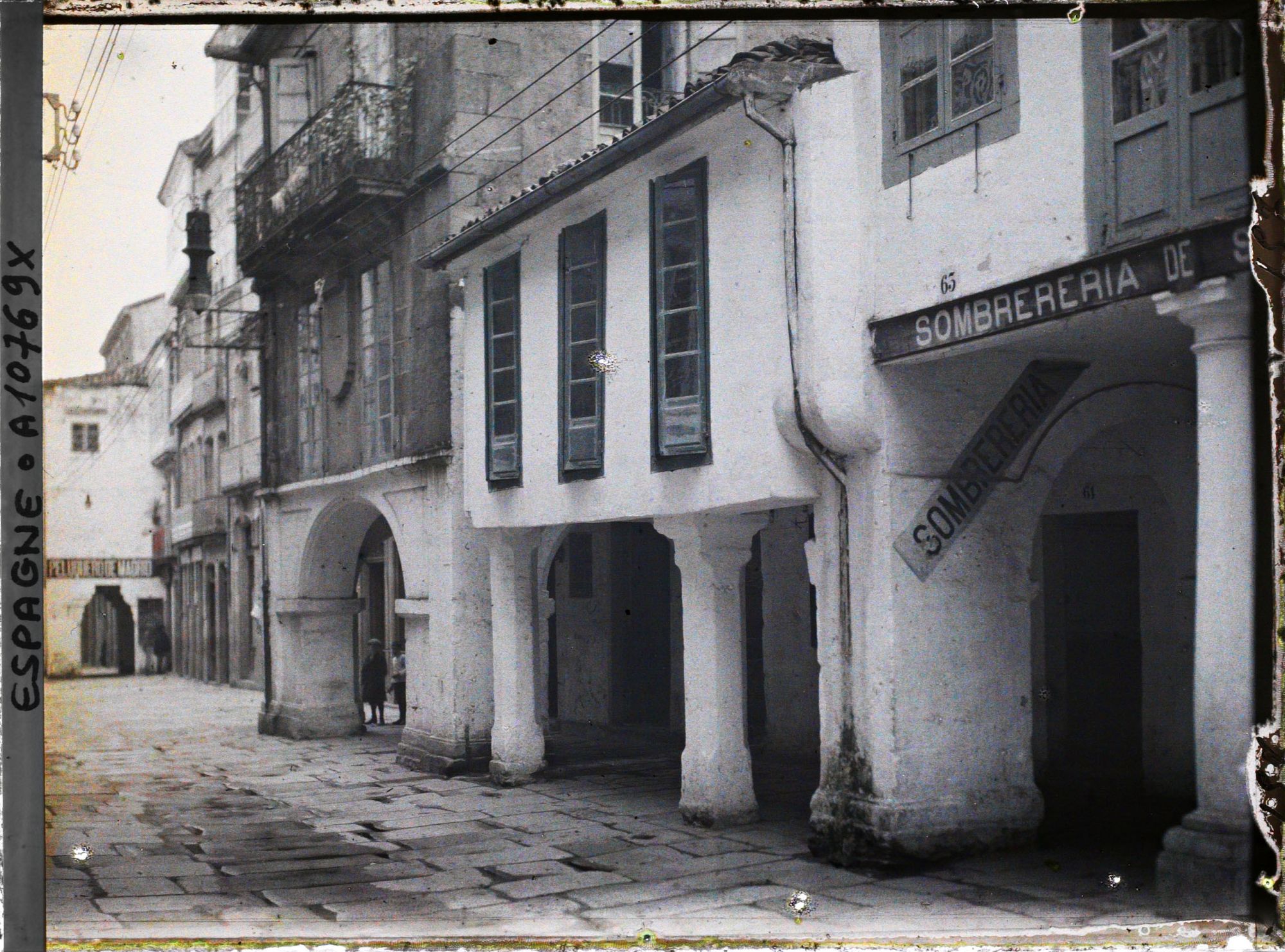 Image représentant Espagne, Santiago de Compostela, Rua Villar, arcades
