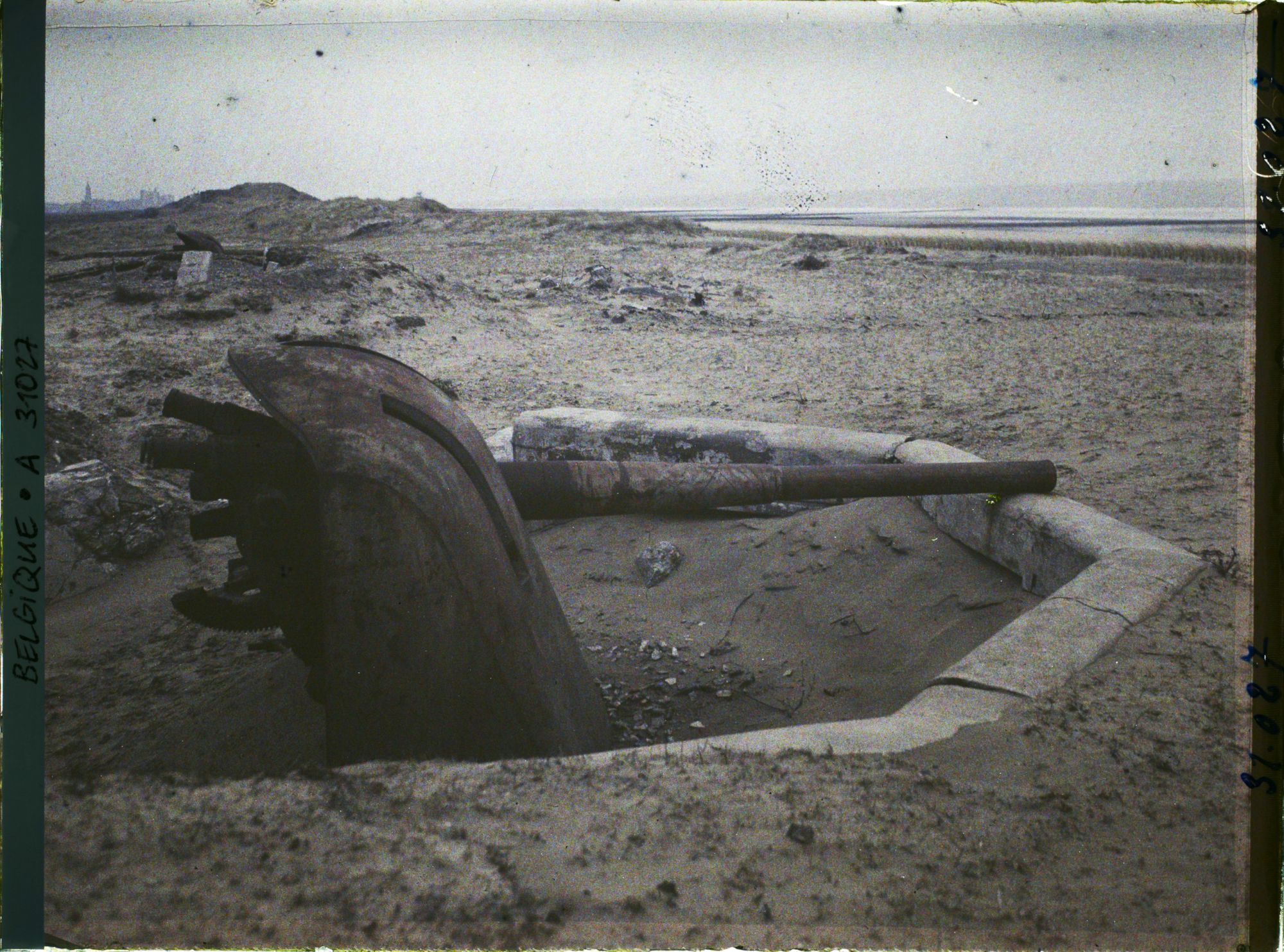 Image représentant Belgique, Zeebrugge, Batterie Zeppelin, pièce de 105