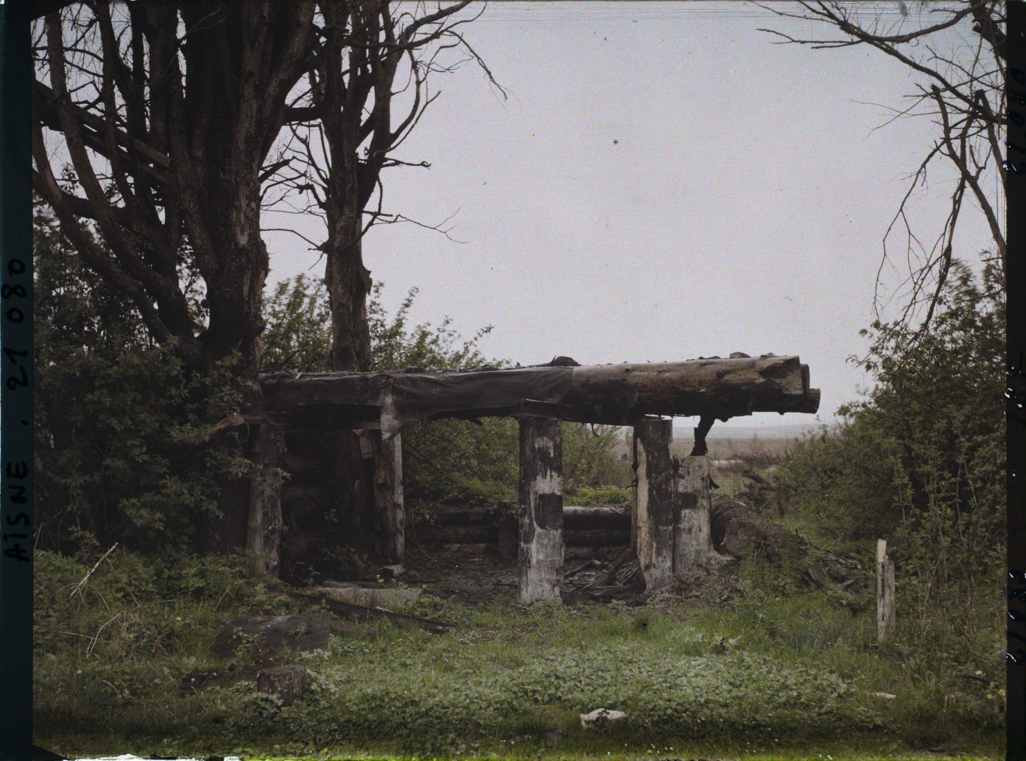 Image représentant France, Condé s/ Suippe, Abris de Grosse pièce, bords de la Suippe