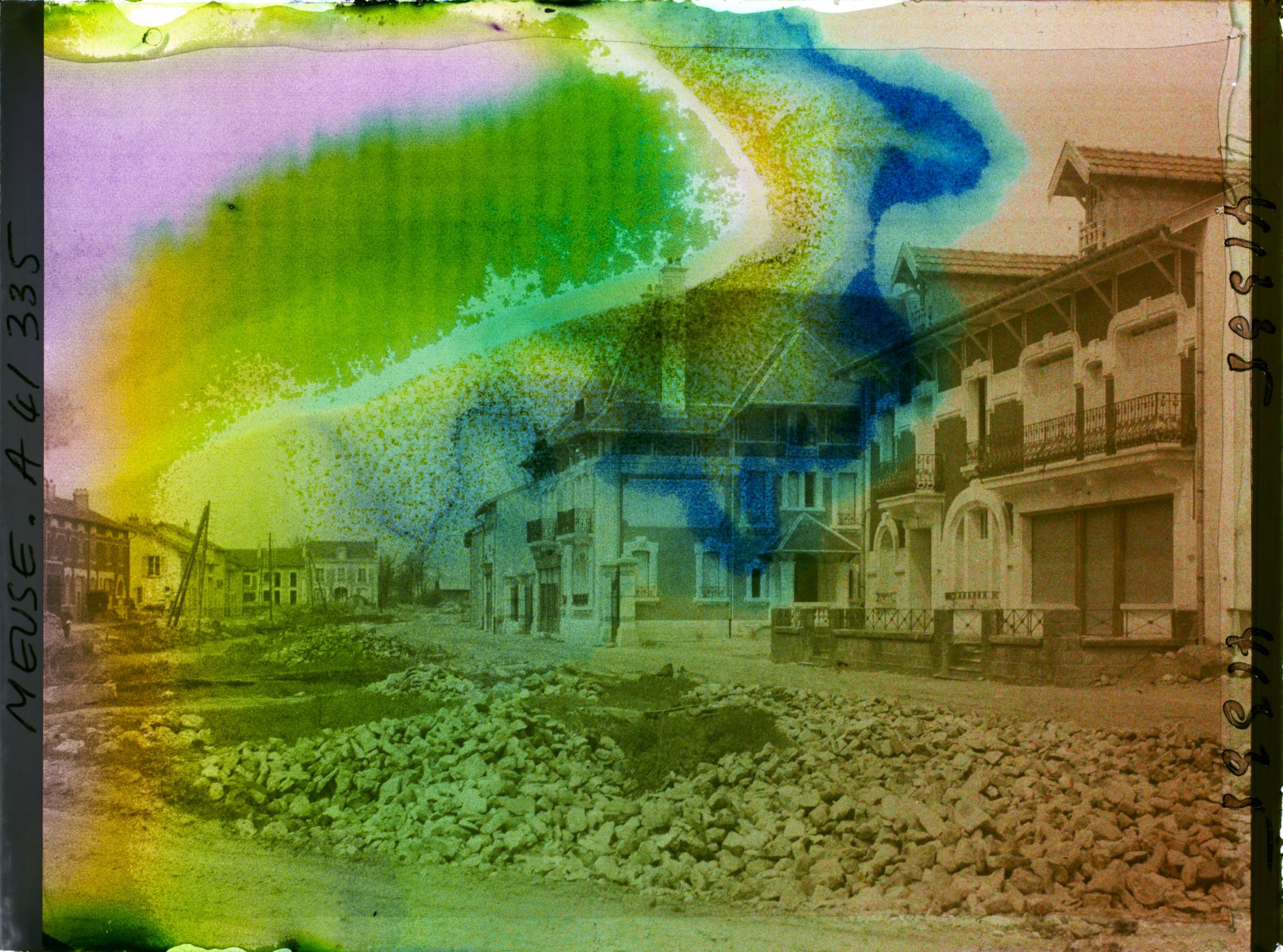 Image représentant France, Fresnes en Woëvre, Reconstructions rue de Metz