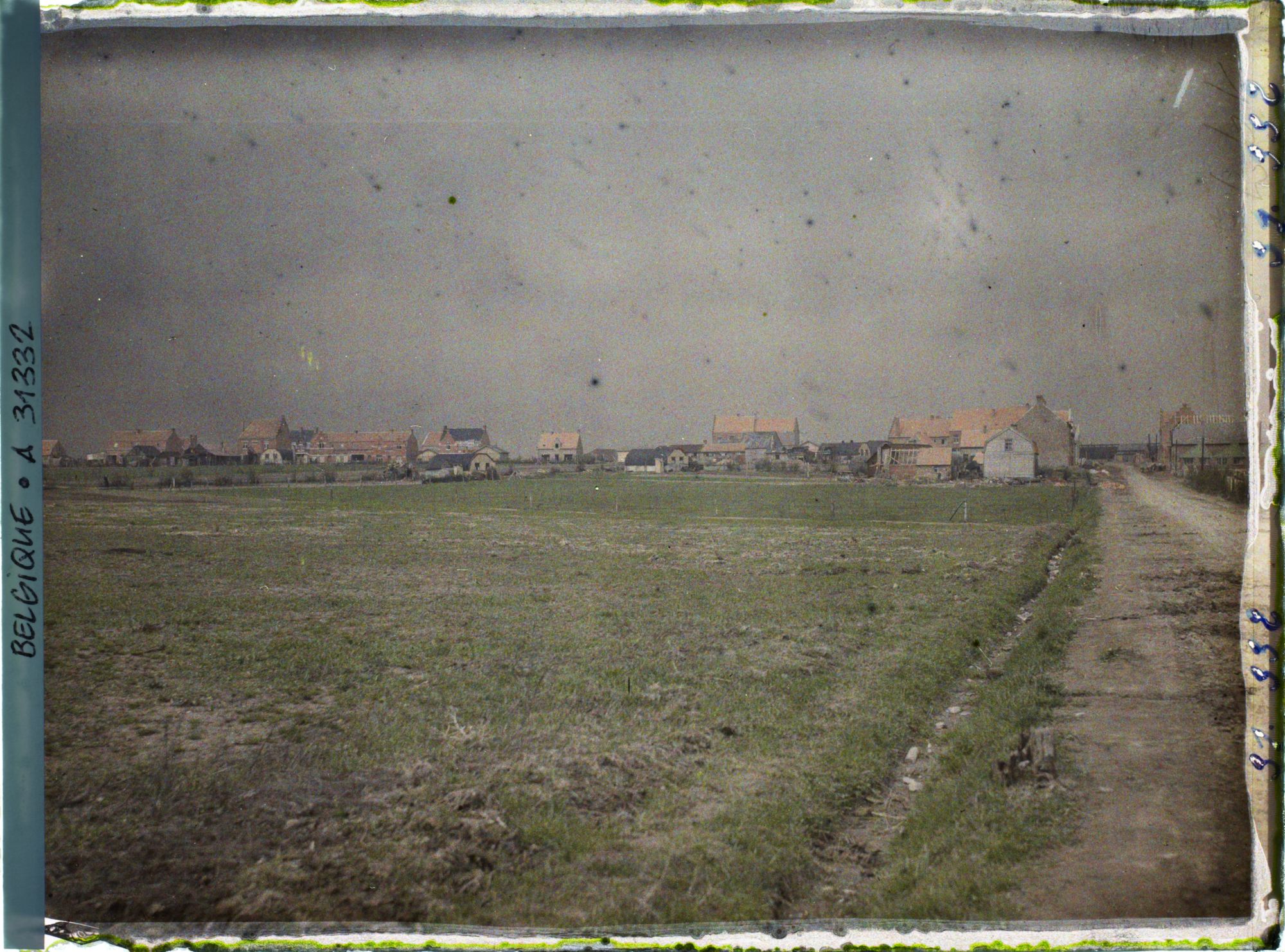 Image représentant Belgique, Passendacle, Le Village vu du Sud-Est