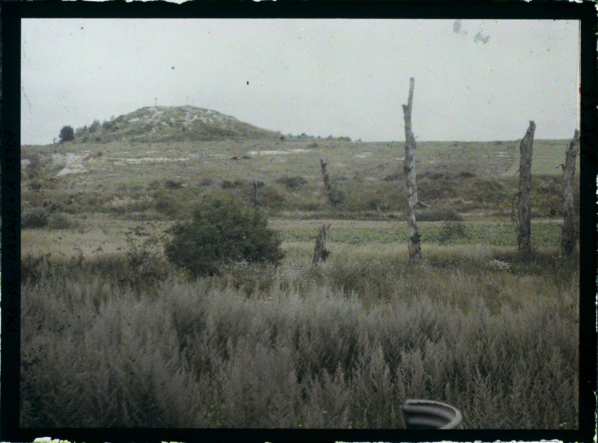 Image représentant France, Butte de Varlencourt prise de la route de Bapaume