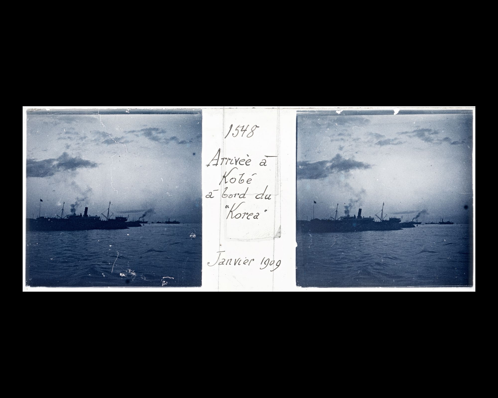 Image représentant Arrivée à Kobé à bord du "Koréa"