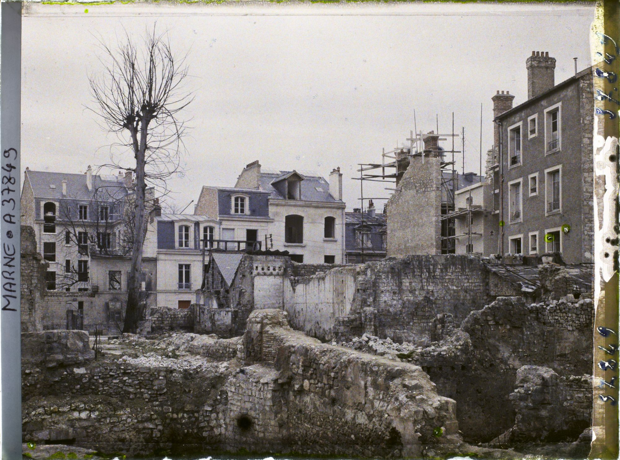 Image représentant France, Reims, Ruines et Reconstruction