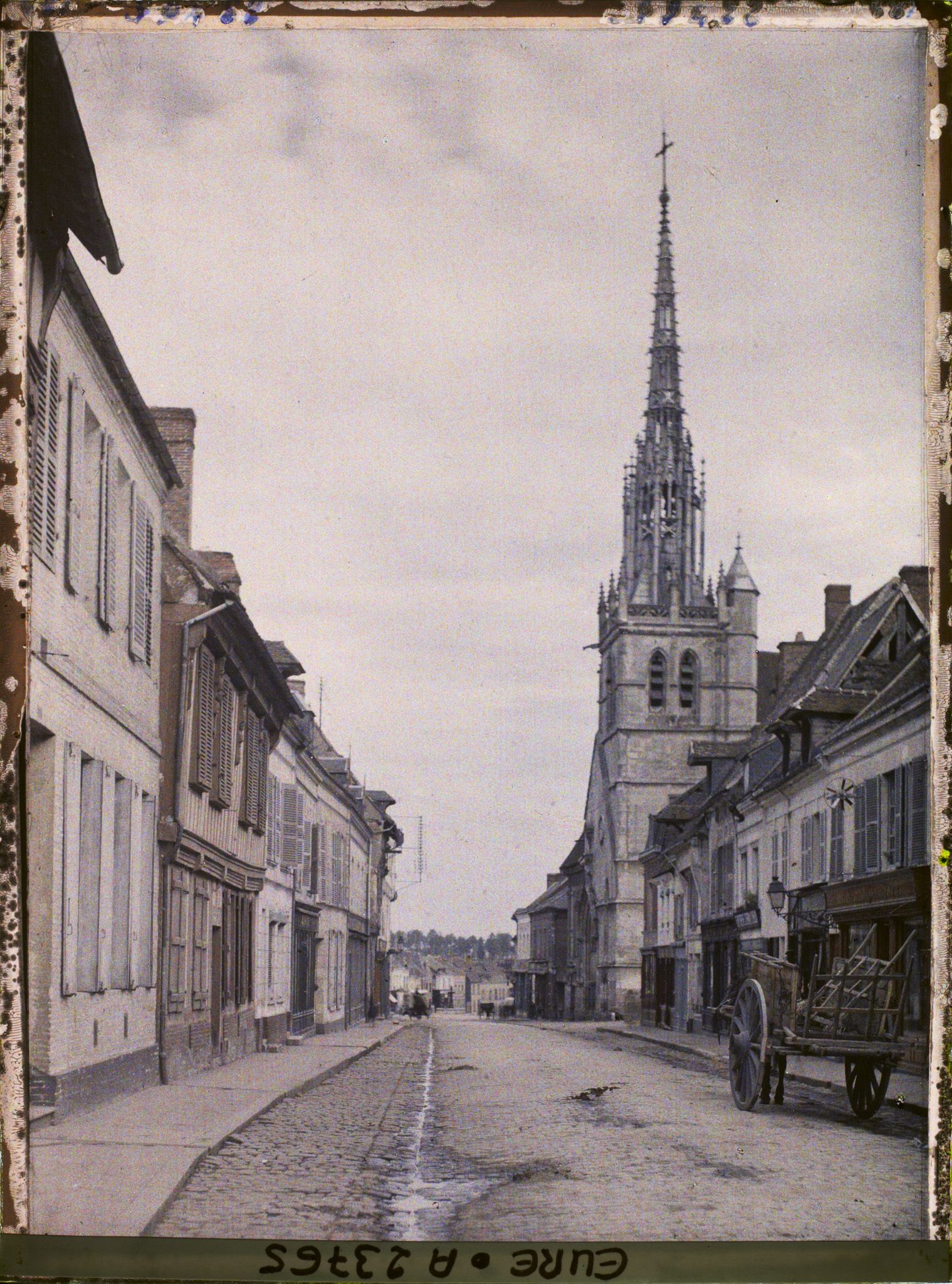 Image représentant La rue Sainte-Foy et l'église