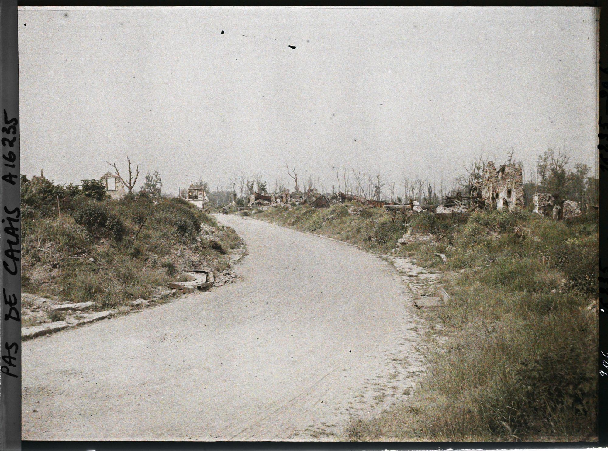 Image représentant France, Blangy, La grande rue de Blangy vue vers le Centre
