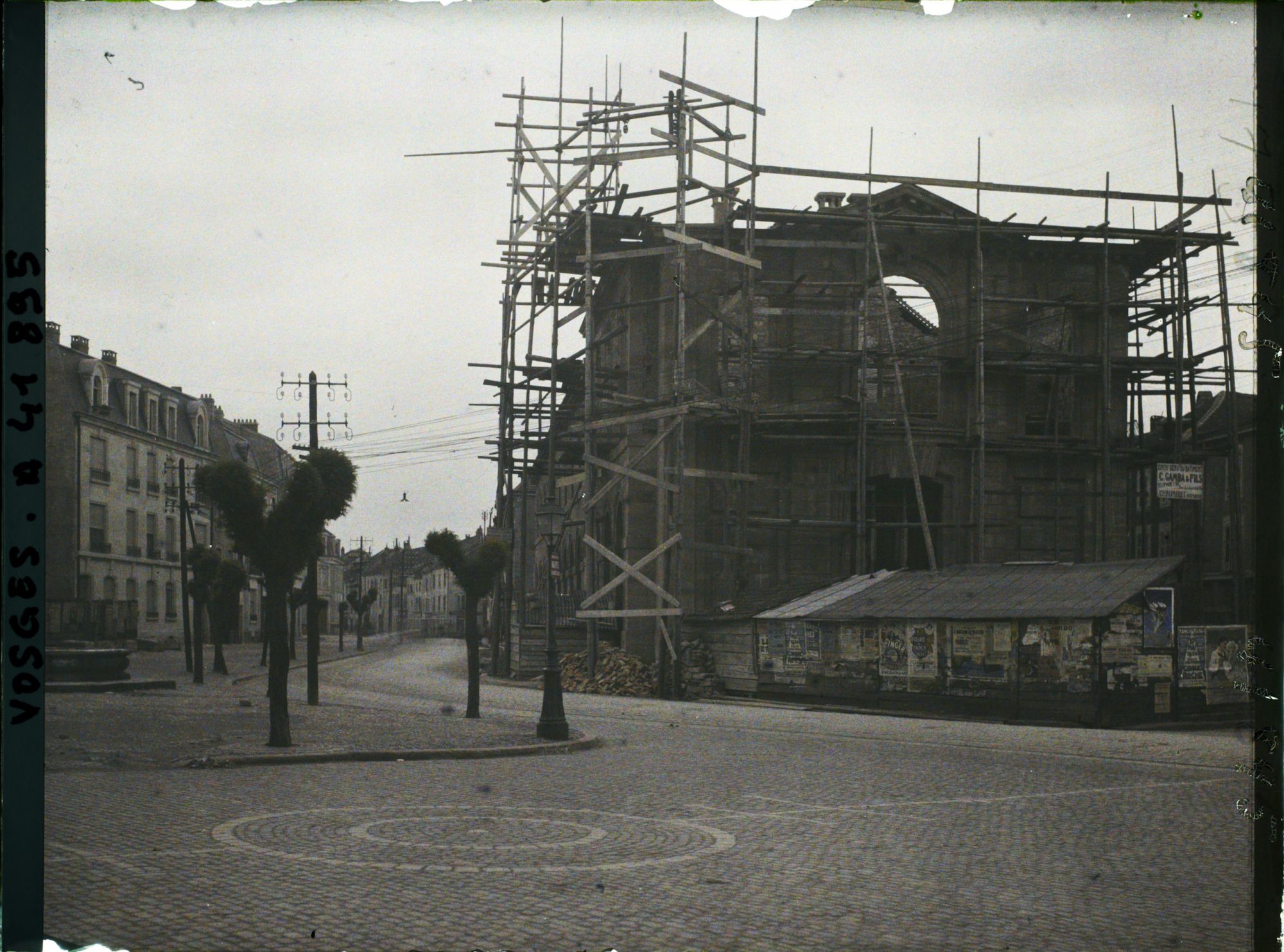 Image représentant France, Raon-l'Etape, Reconstruction des Halles