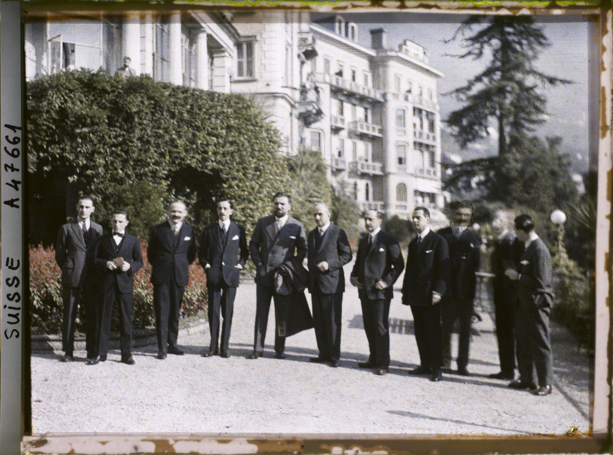 Image représentant Accords de Locarno, la délégation italienne