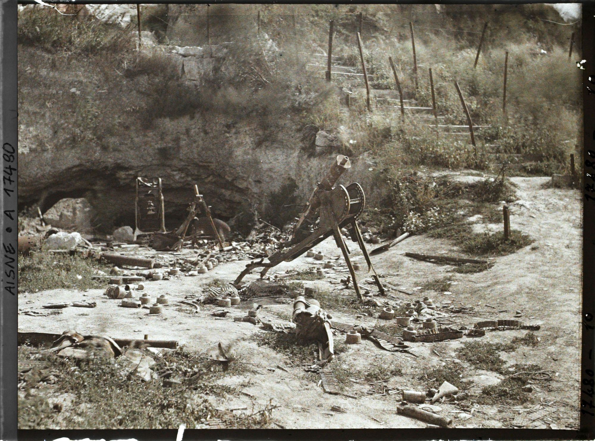 Image représentant France, Laffaux, Un Coin du ravin de Laffaux