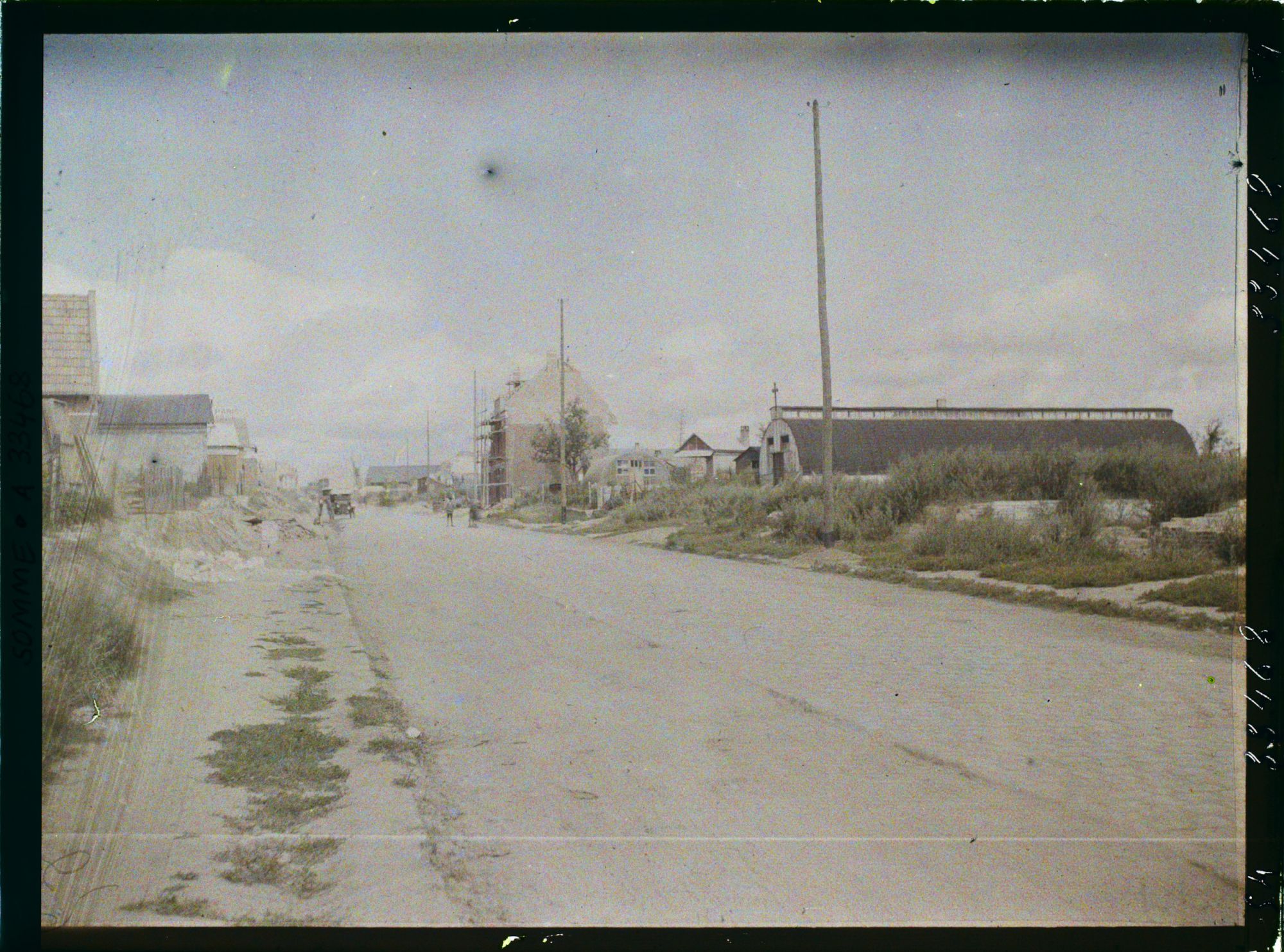 Image représentant France, Chaulnes, La route d'Albert, vue prise vers Albert