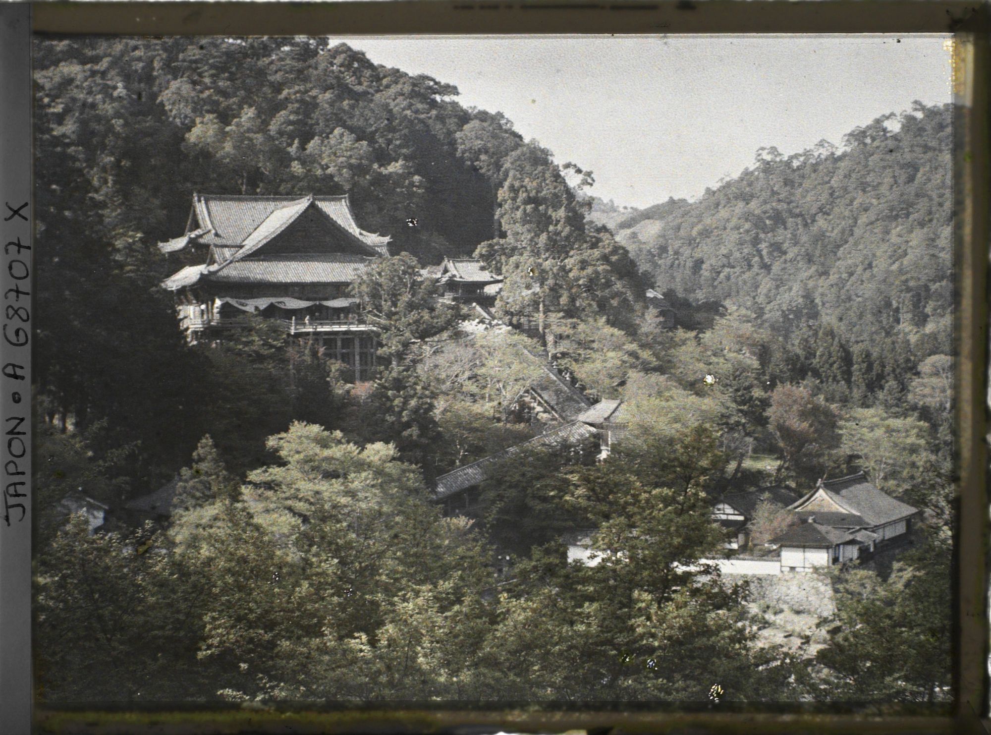 Image représentant Vue générale du temple Hase-dera