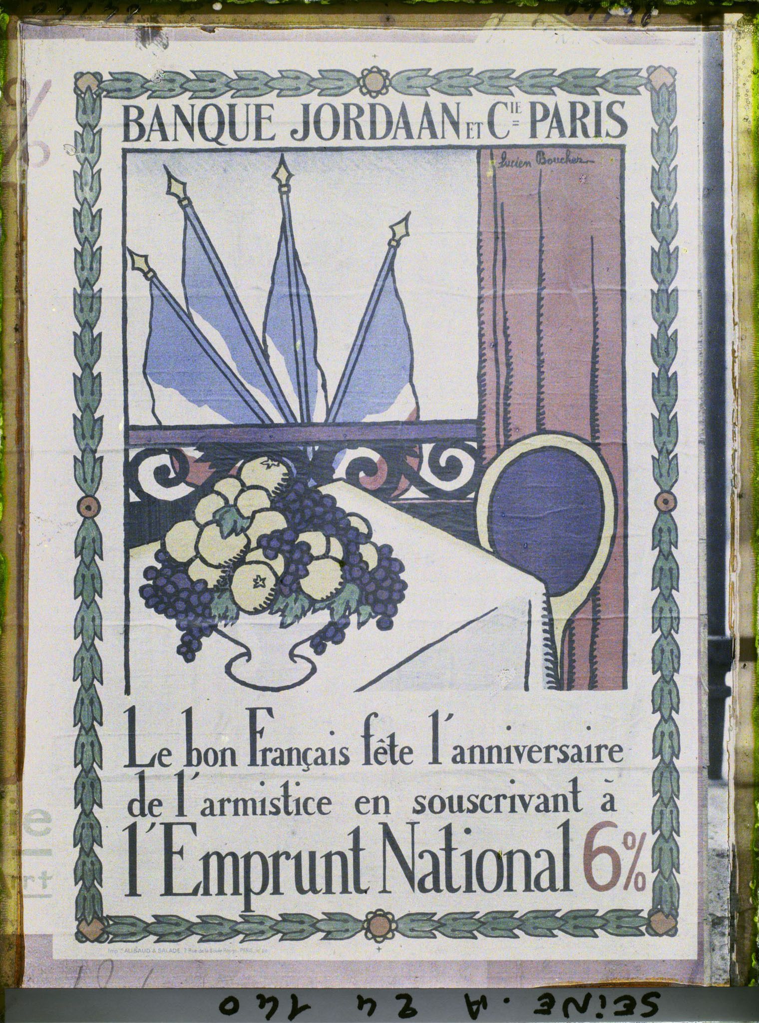 Image représentant Affiche pour l'emprunt national de 1920, Banque Jordaan & Cie