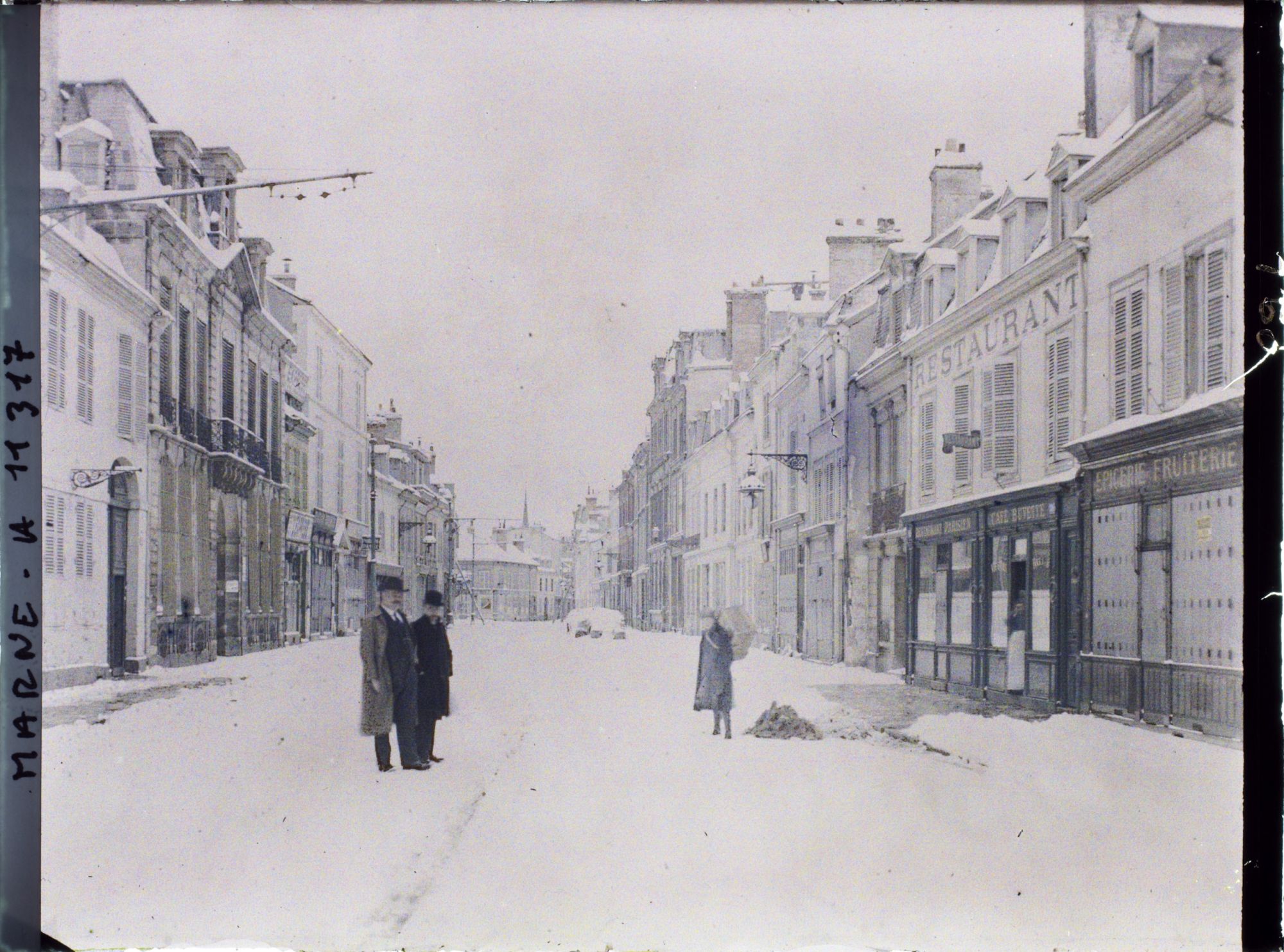 Image représentant Rue Chanzy sous la neige