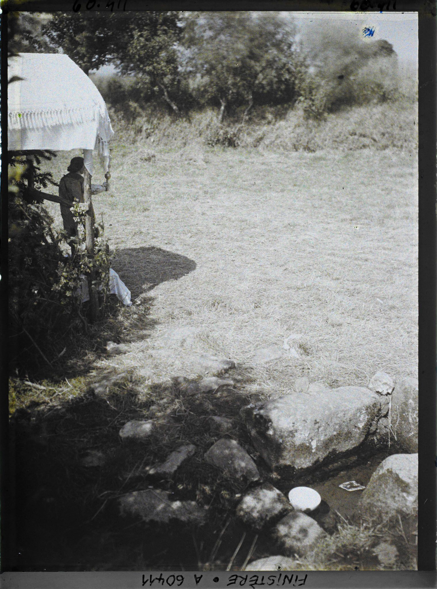 Image représentant Le reposoir de saint Mathurin sur le parcours de la Grande Troménie
