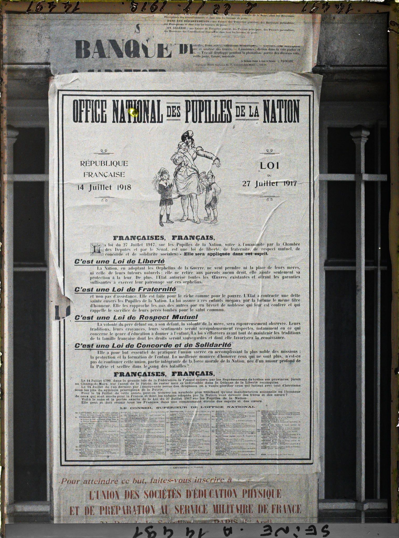 Image représentant Affiche de l'Office national des Pupilles de la Nation