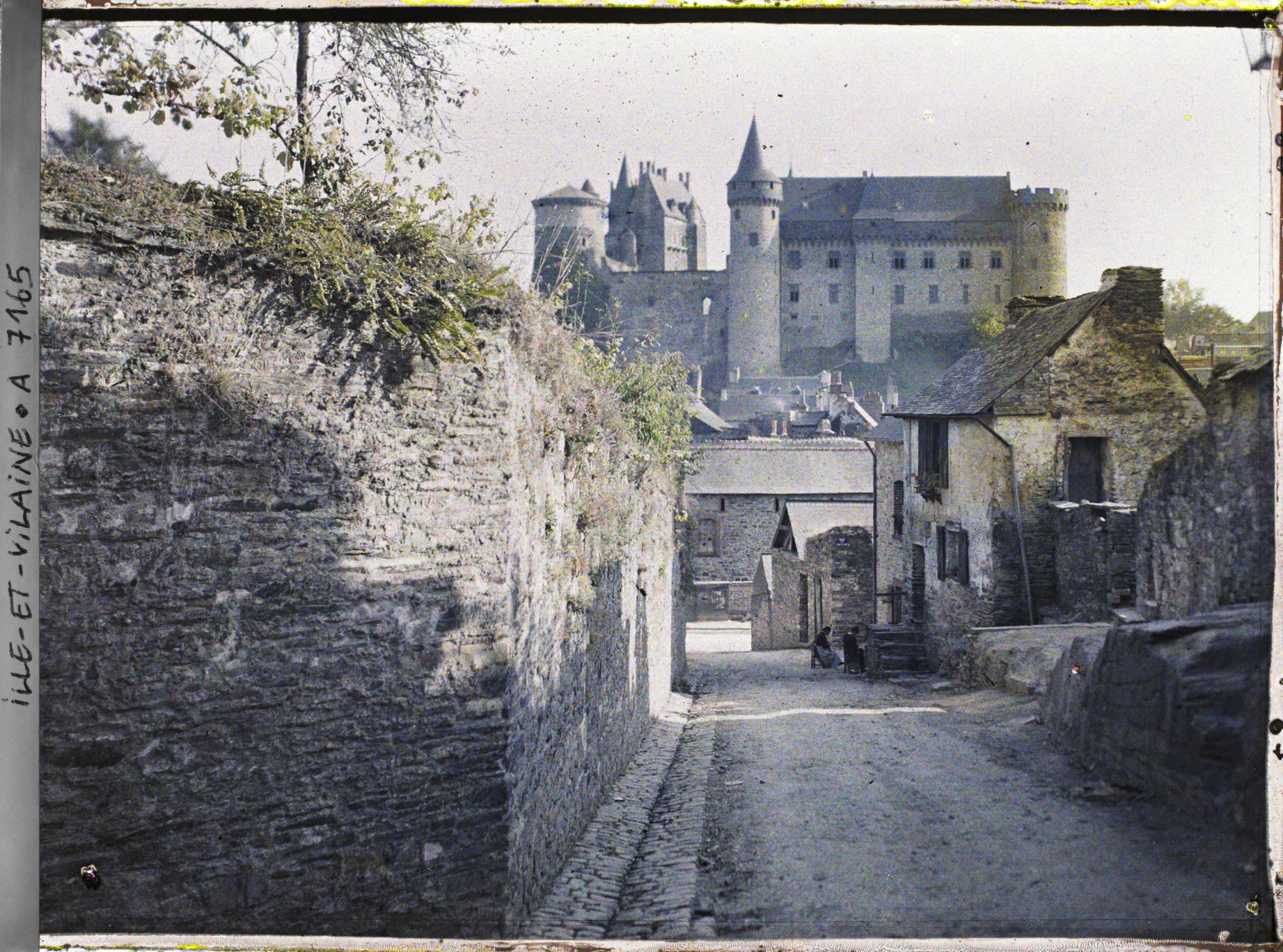 Image représentant La façade nord du château