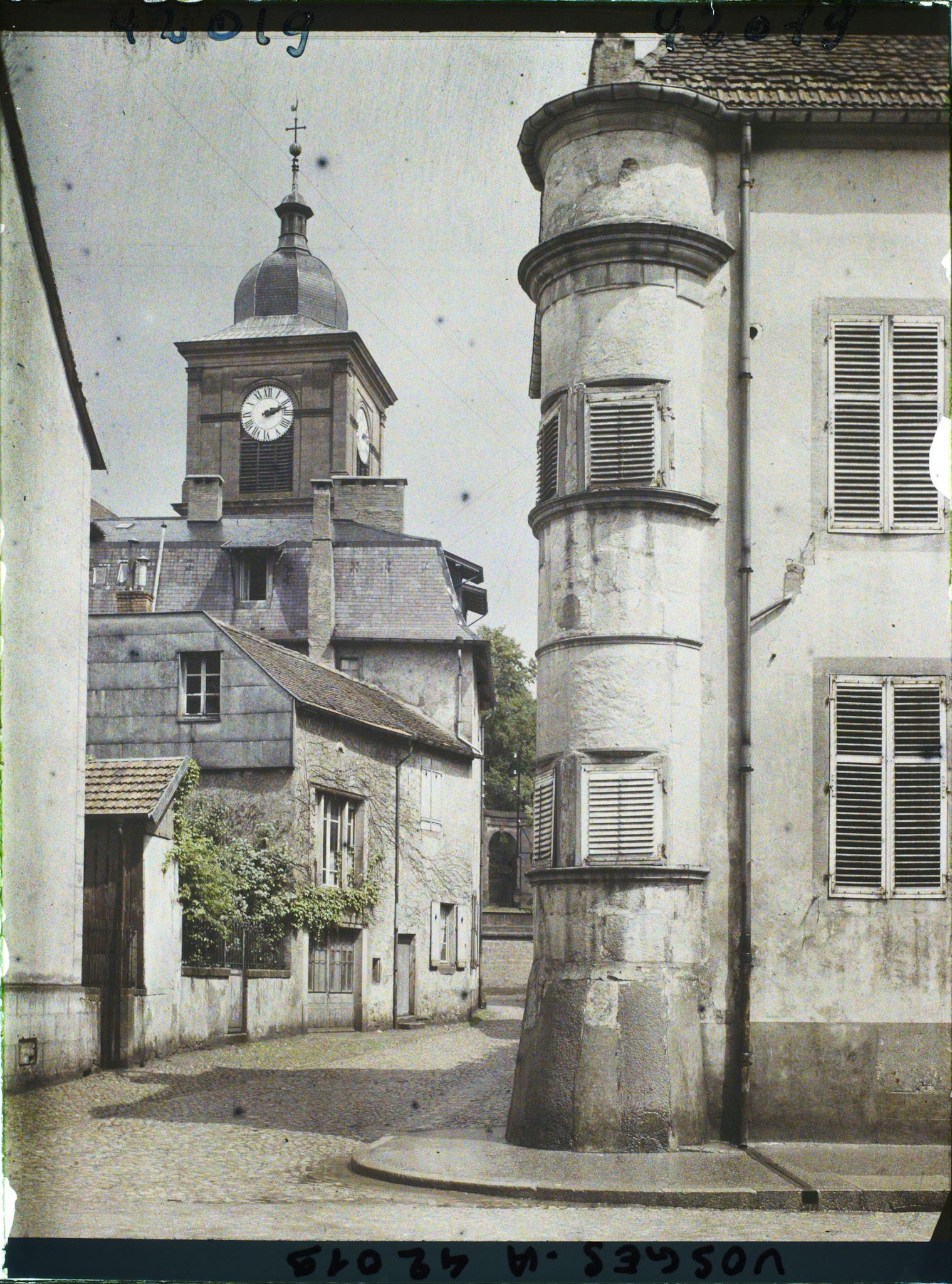 Image représentant France, St Dié, Rue des Jointures et Cathédrale