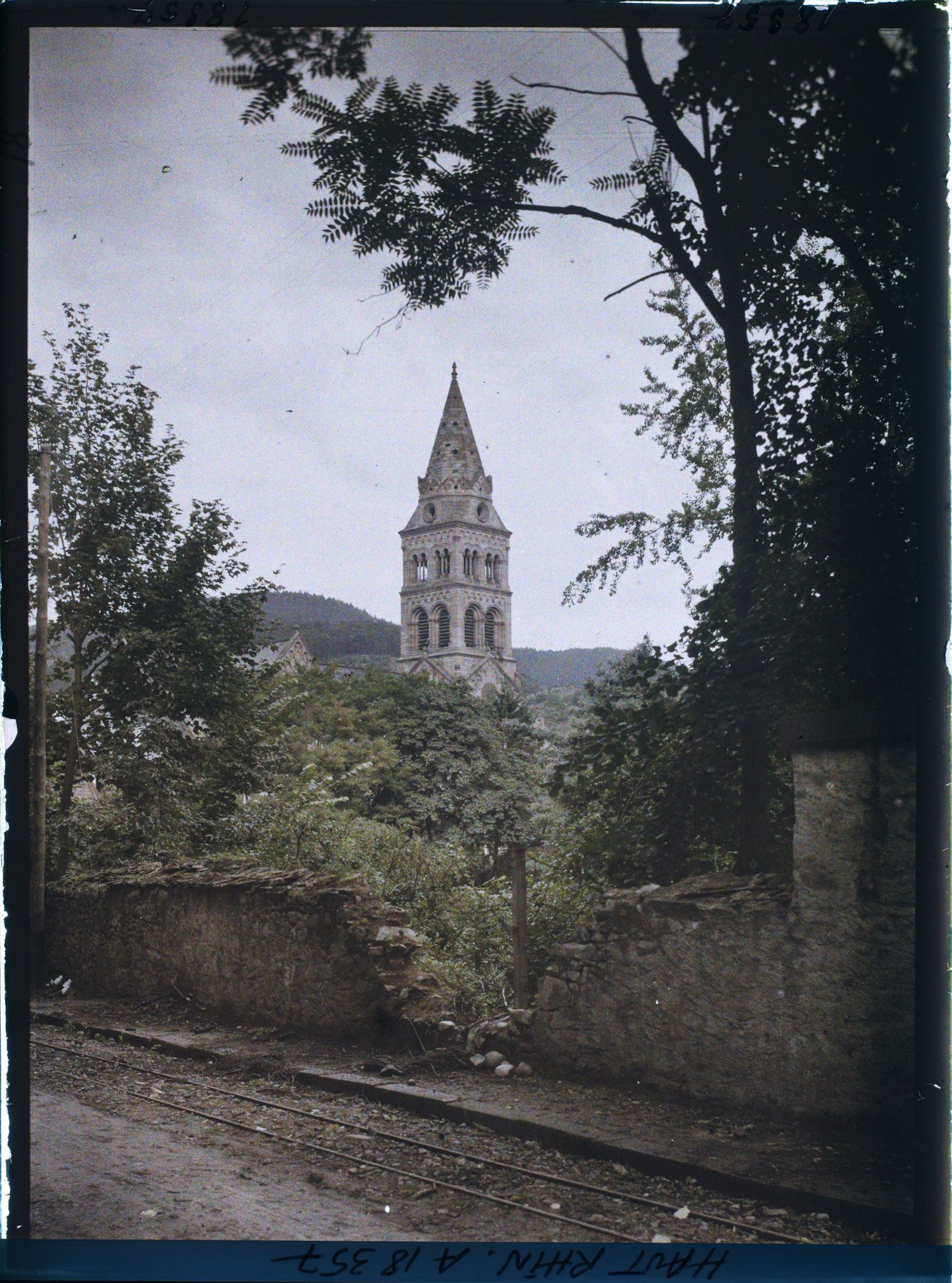Image représentant France, Munster, Le Clocher du Temple à Münster