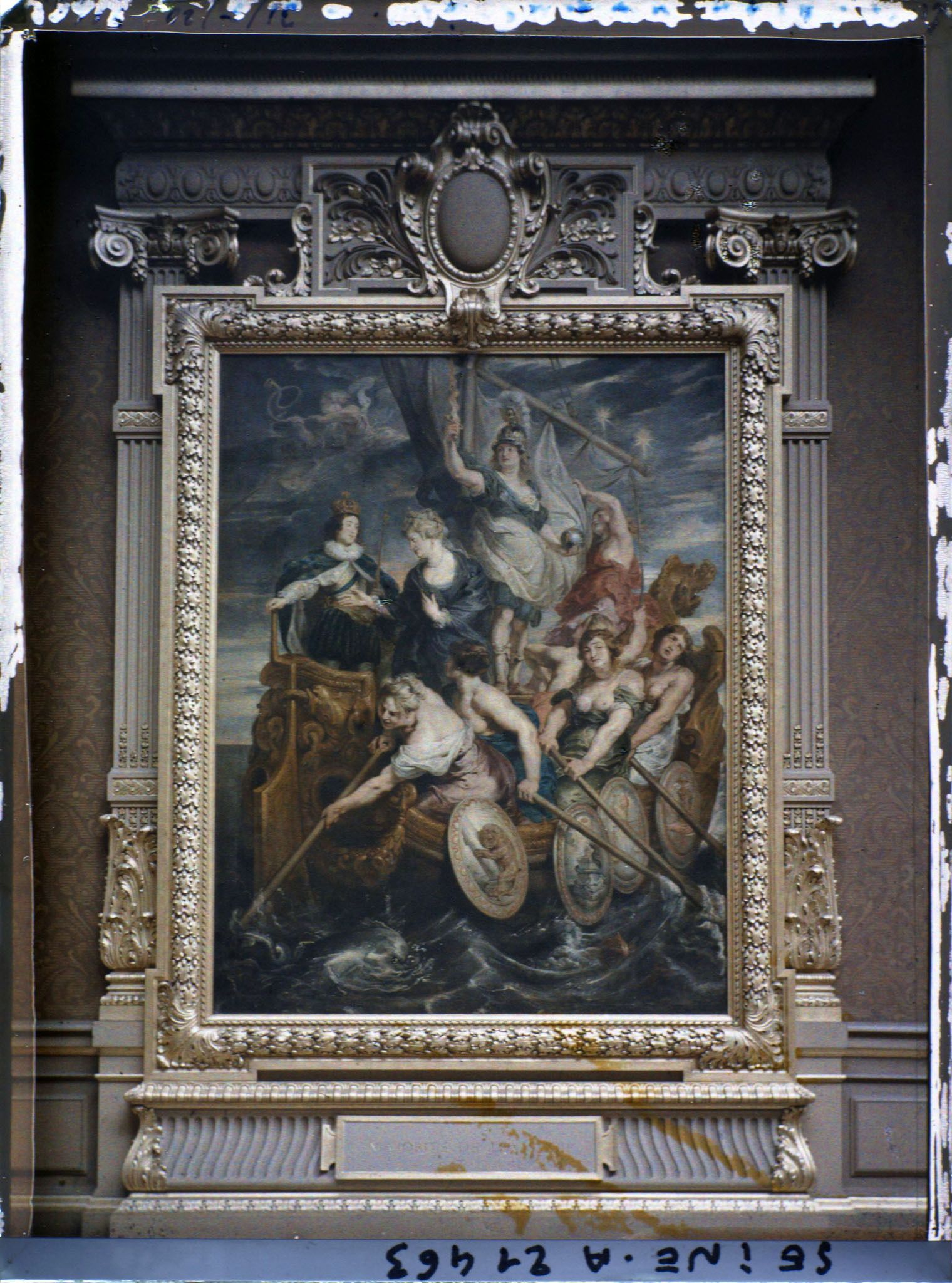Image représentant La Majorité de Louis XIII, salle Rubens, cycle narratif Marie de Médicis, musée du Louvre