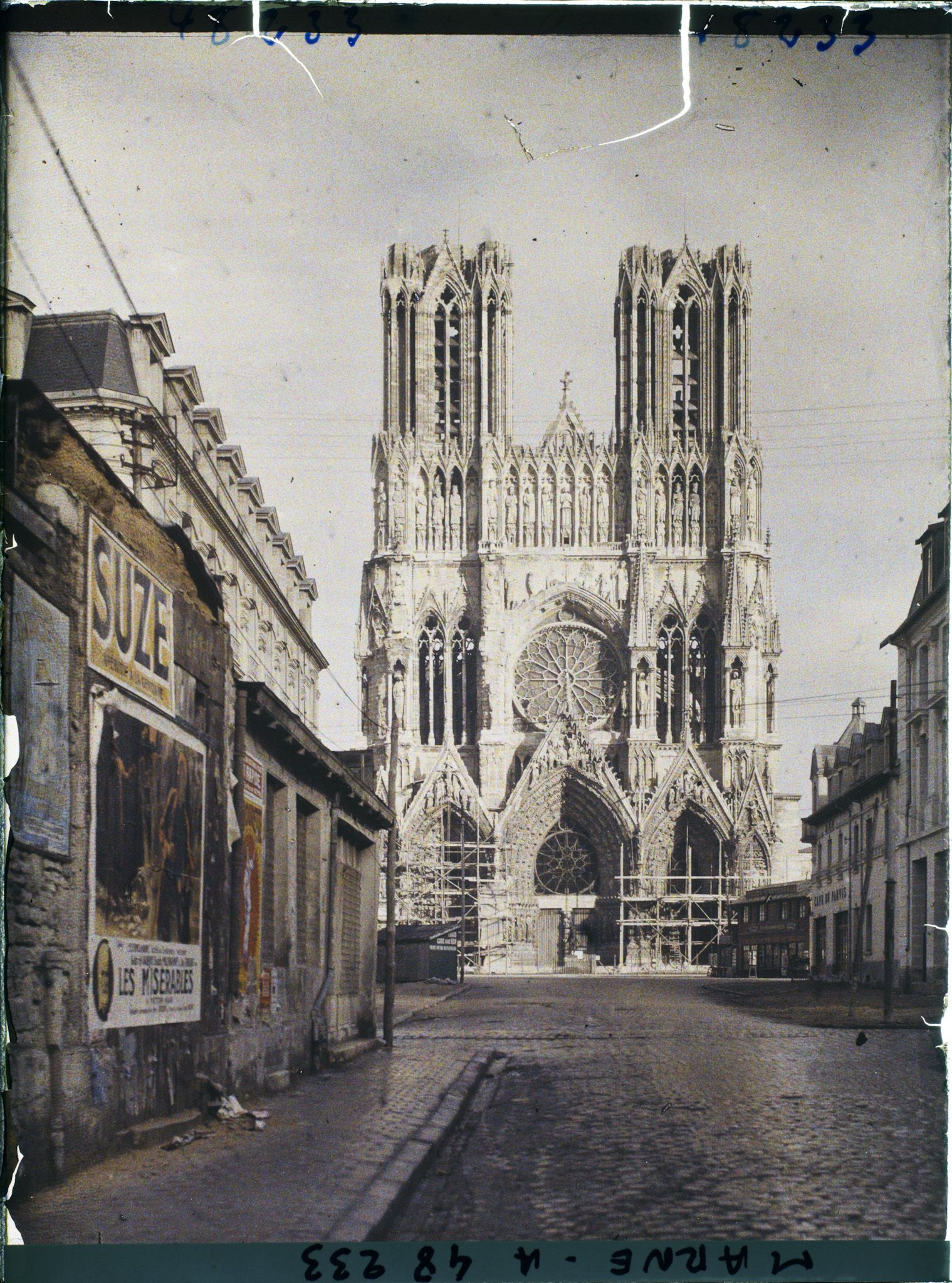 Image représentant France, Reims, Façade de la Cathédrale (plus petit)