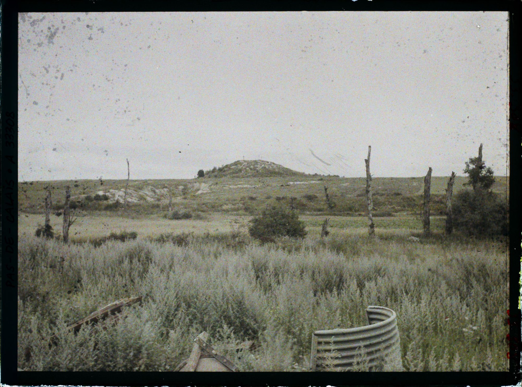 Image représentant France, Butte de Varlencourt prise de la route de Bapaume