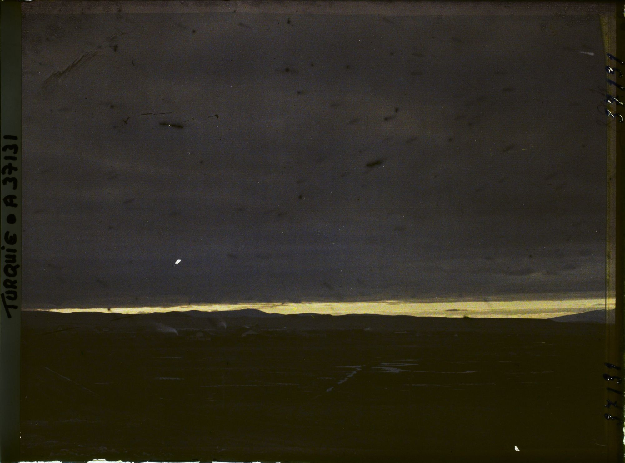 Image représentant Turquie, Angora, Coucher de Soleil sur la plaine d'Angora