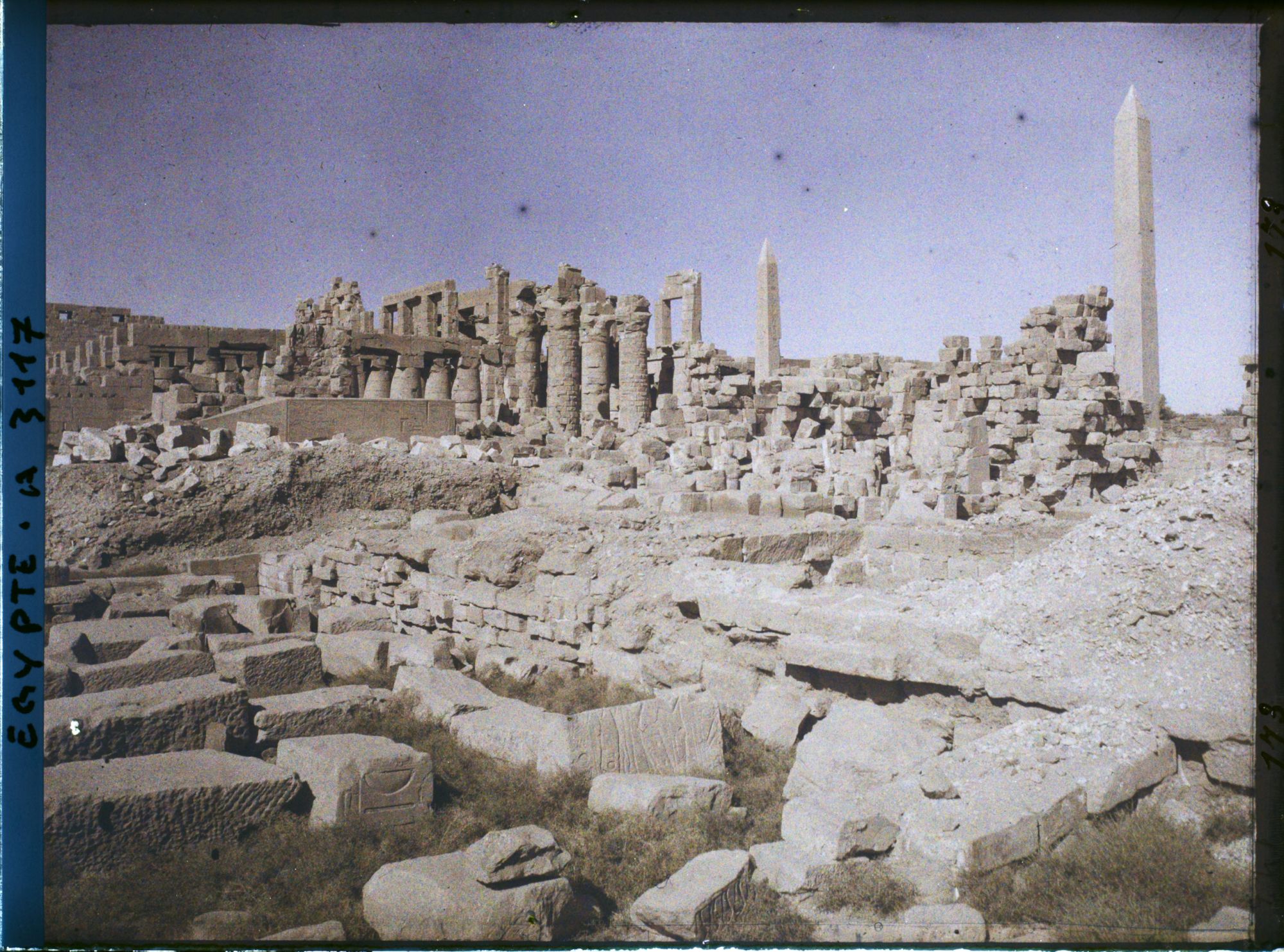 Image représentant Vue générale sur le temple d'Amon-Râ