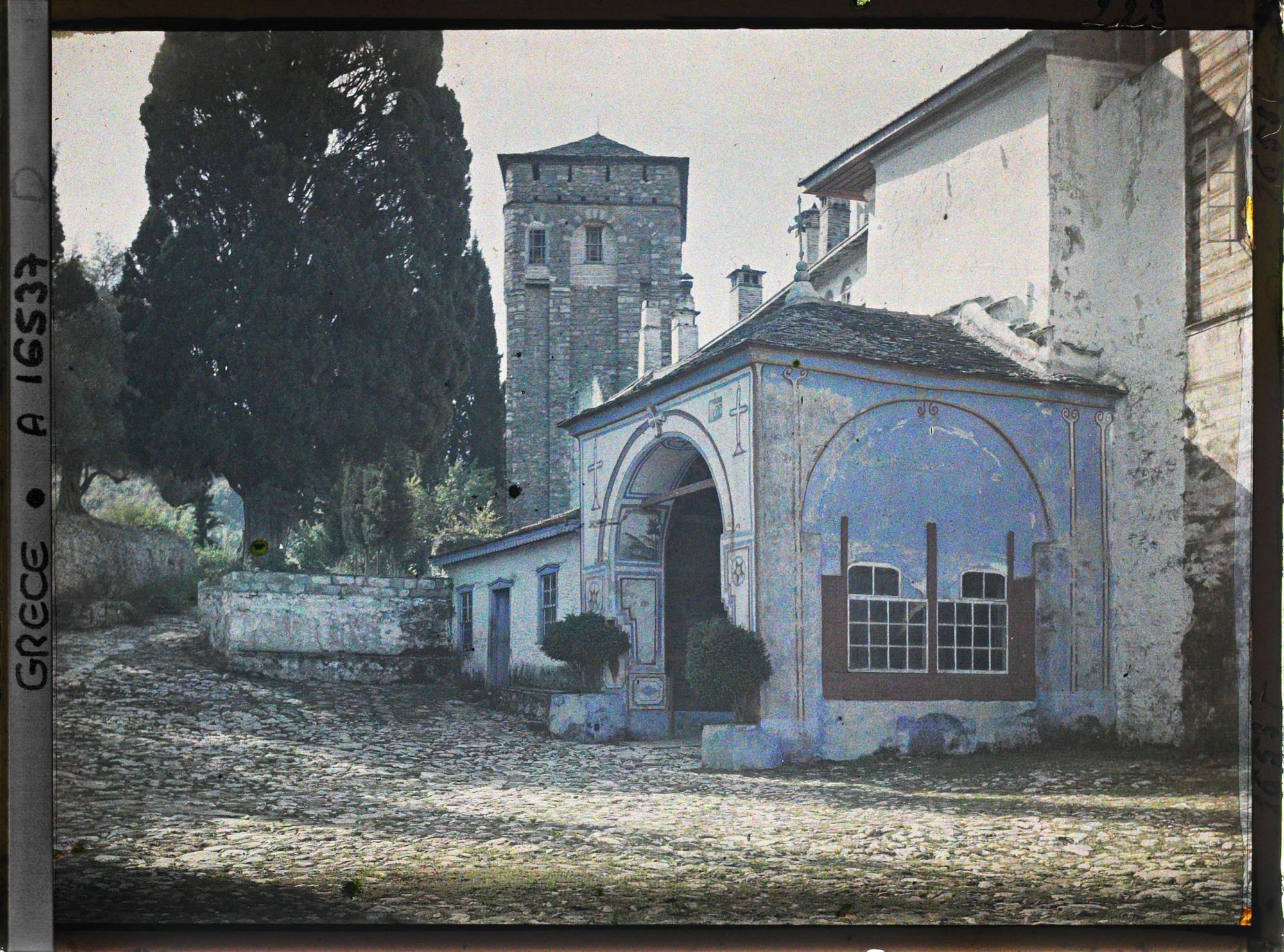 Image représentant Turquie, Hilendar, Entrée du Monastère