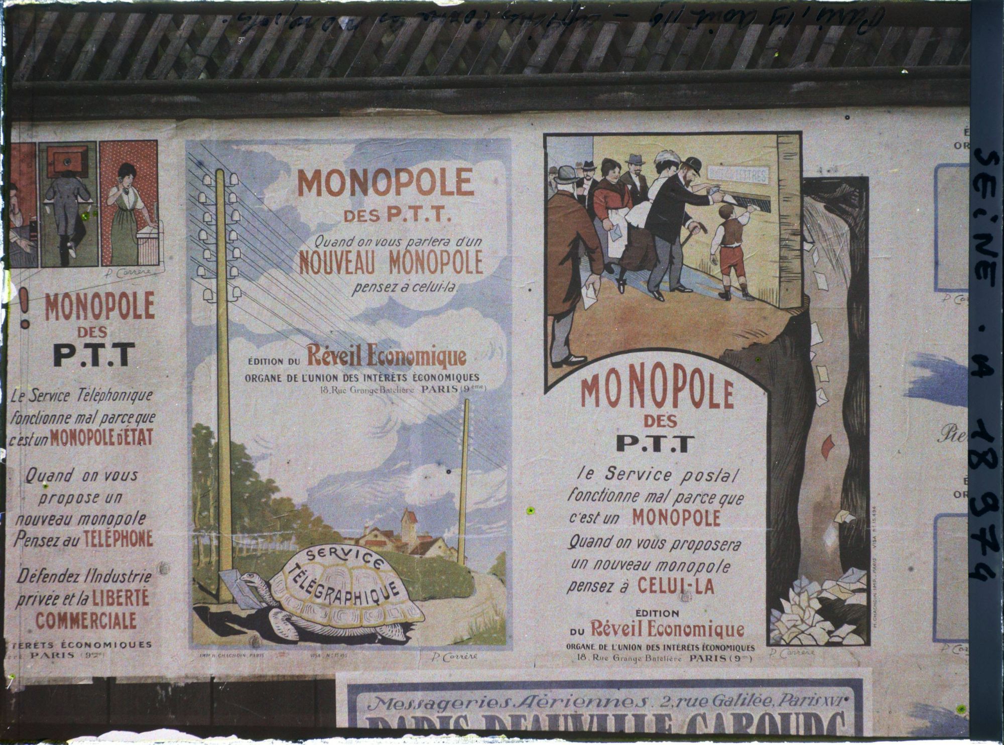 Image représentant Affiches de l'Union des Intérêts Economiques contre les monopoles d'Etat