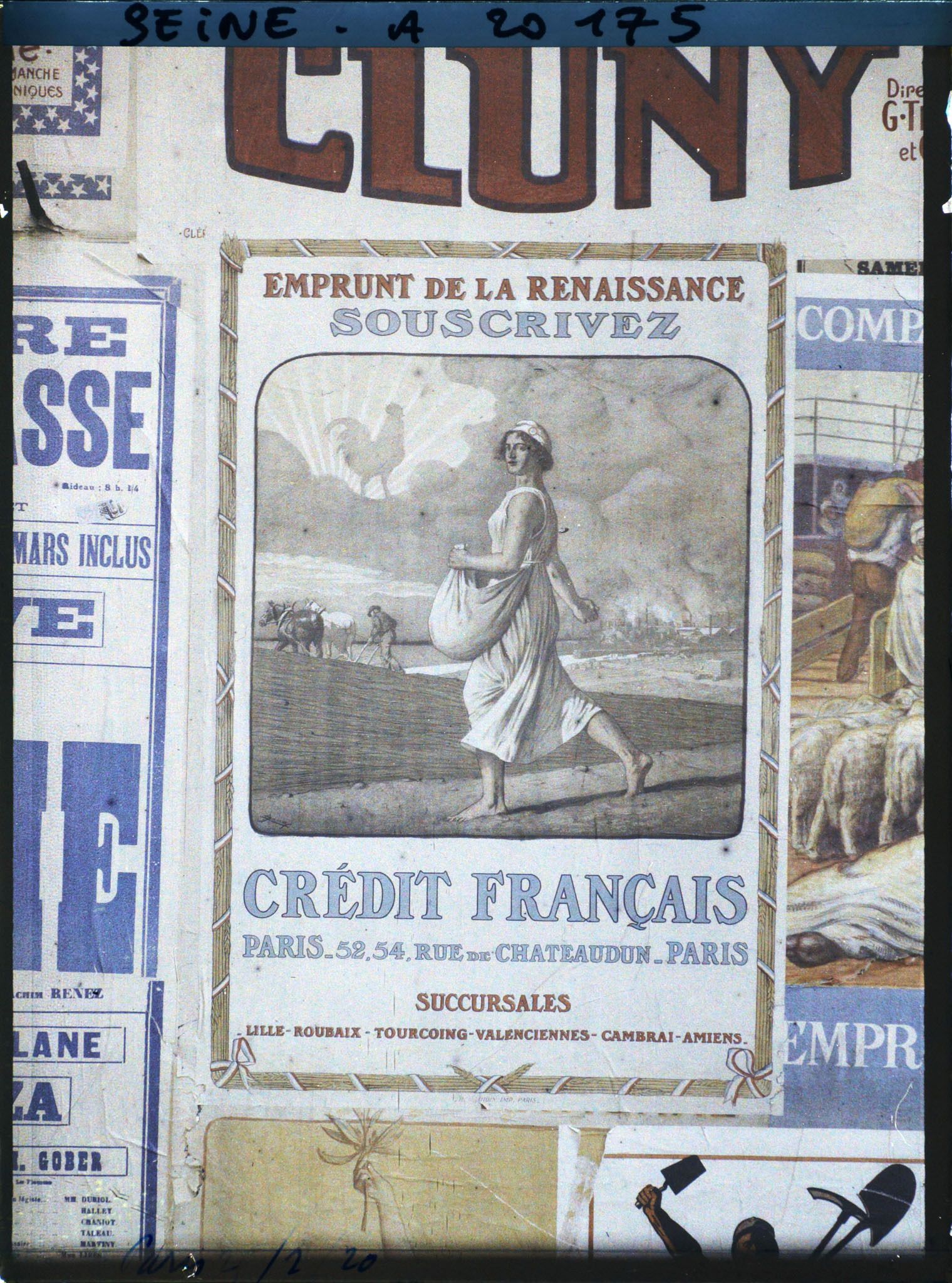Image représentant Affiche de l'emprunt national de 1920, Crédit français