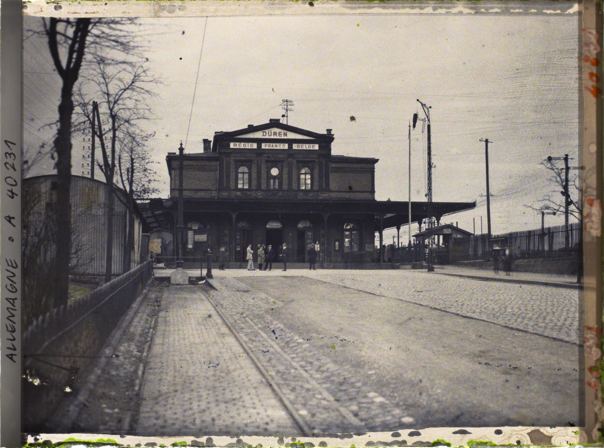 Image représentant Prusse, Düren, La Gare de Düren, façade