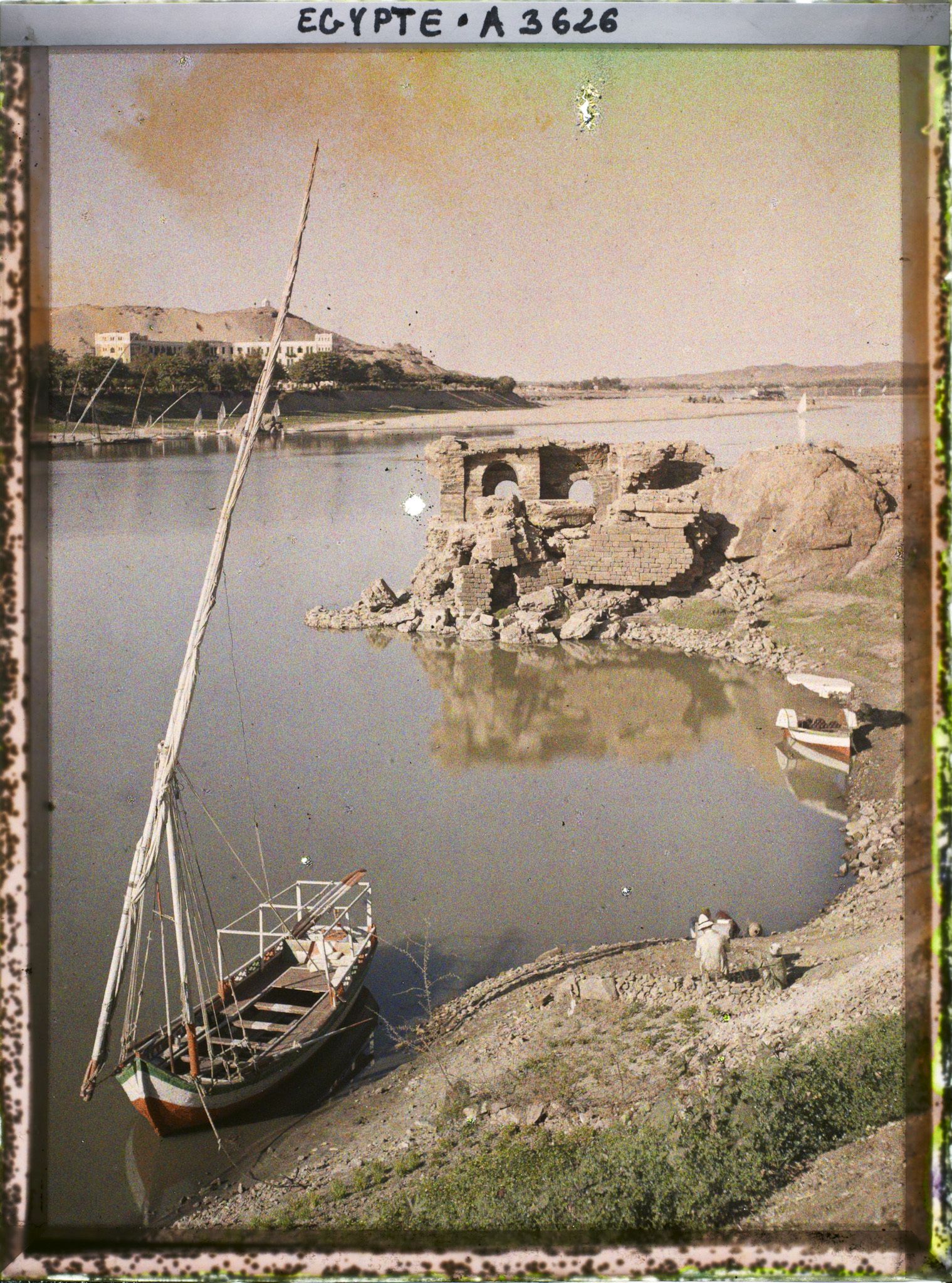Image représentant Bateaux au bord du Nil