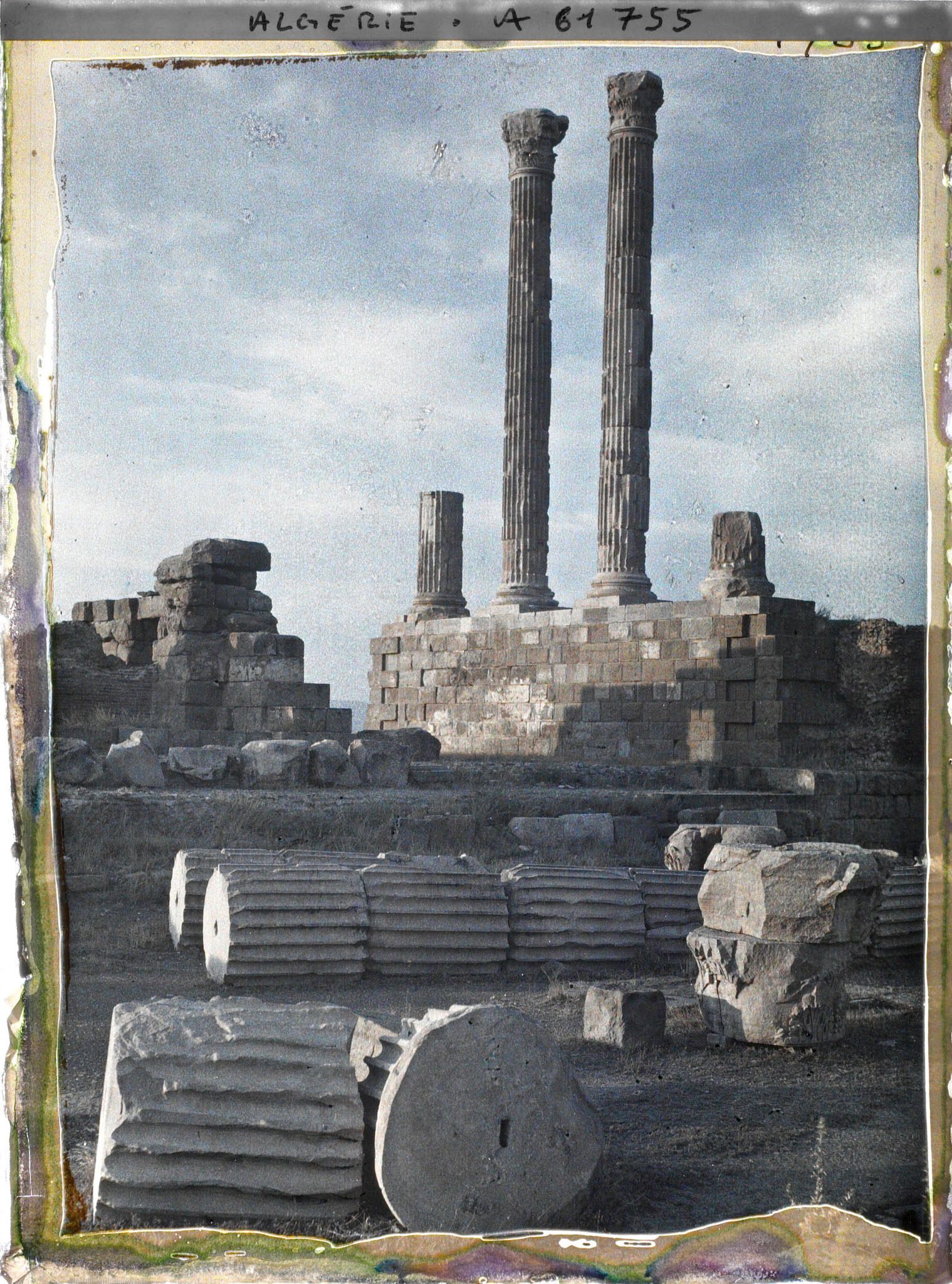 Image représentant Algérie, Timgad, Le Capitole le même plus tard