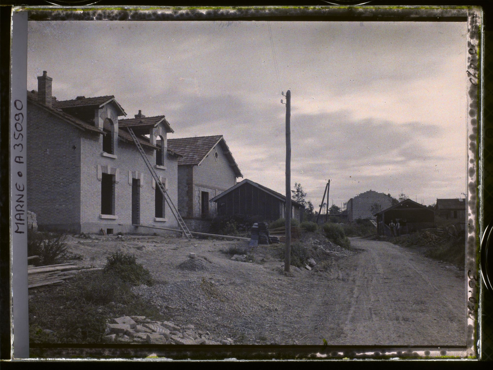 Image représentant France, Binarville (Meuse), Sortie Sud de Binarville et reconstruction