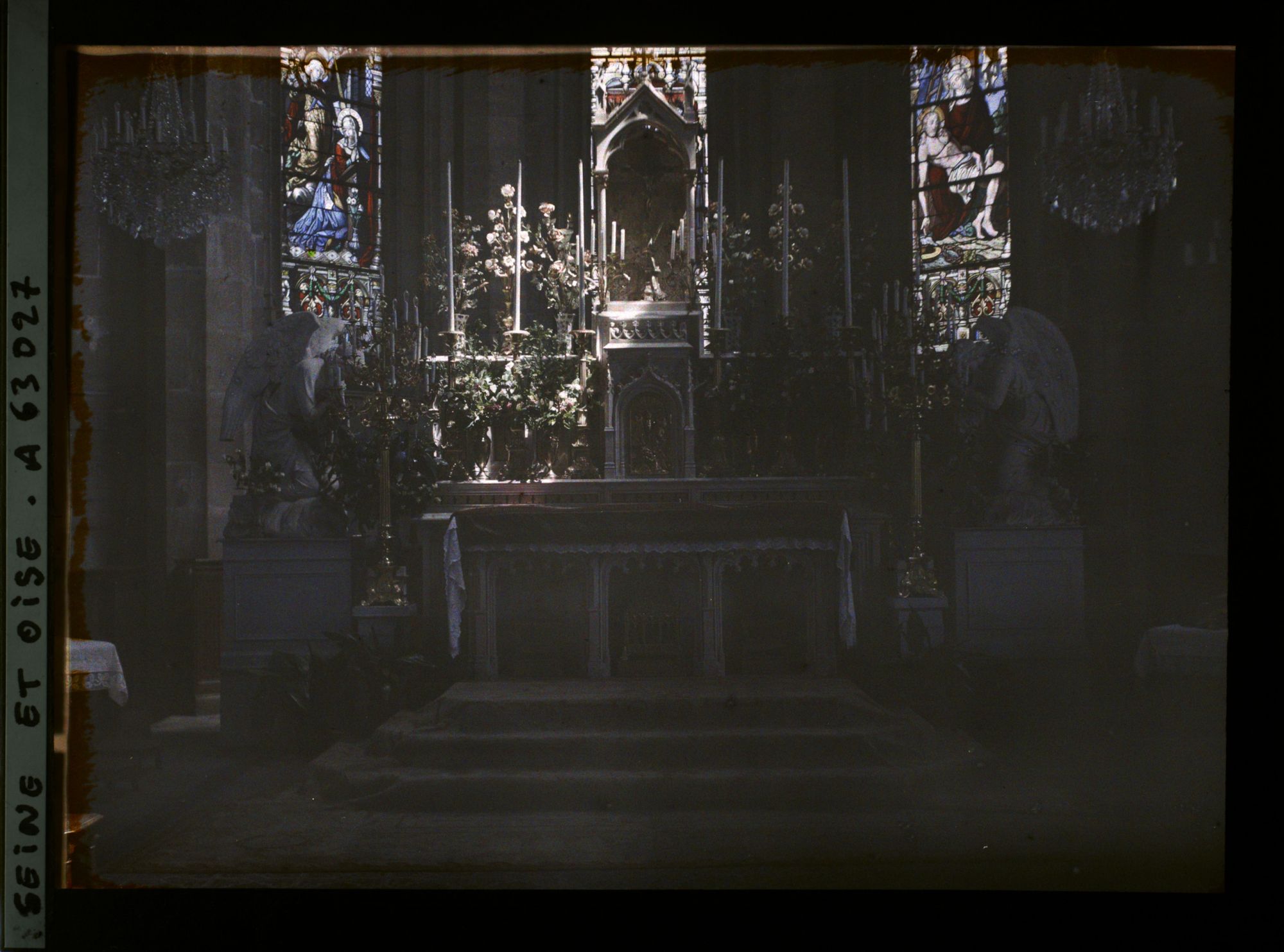 Image représentant Ile de France, Magny-en-Vexin, Intérieur de l'Eglise - Le Maître Autel