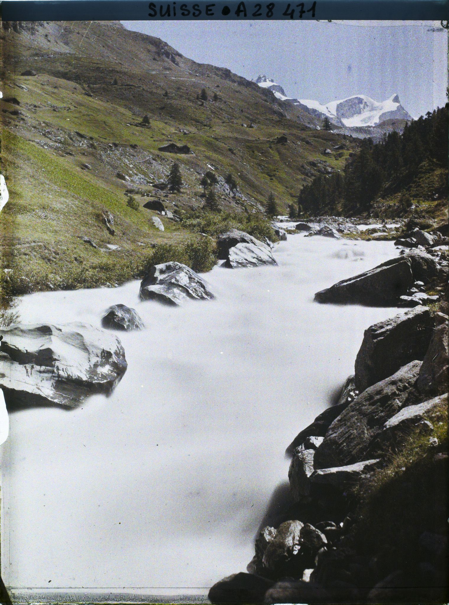 Image représentant Le Findelbach devant le Strahlhorn